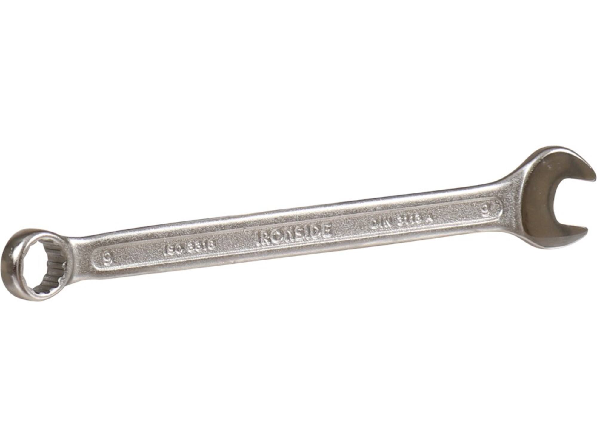 Ironside Ring-steeksleutel chroom 9 mm(vervallen VV=1870992)