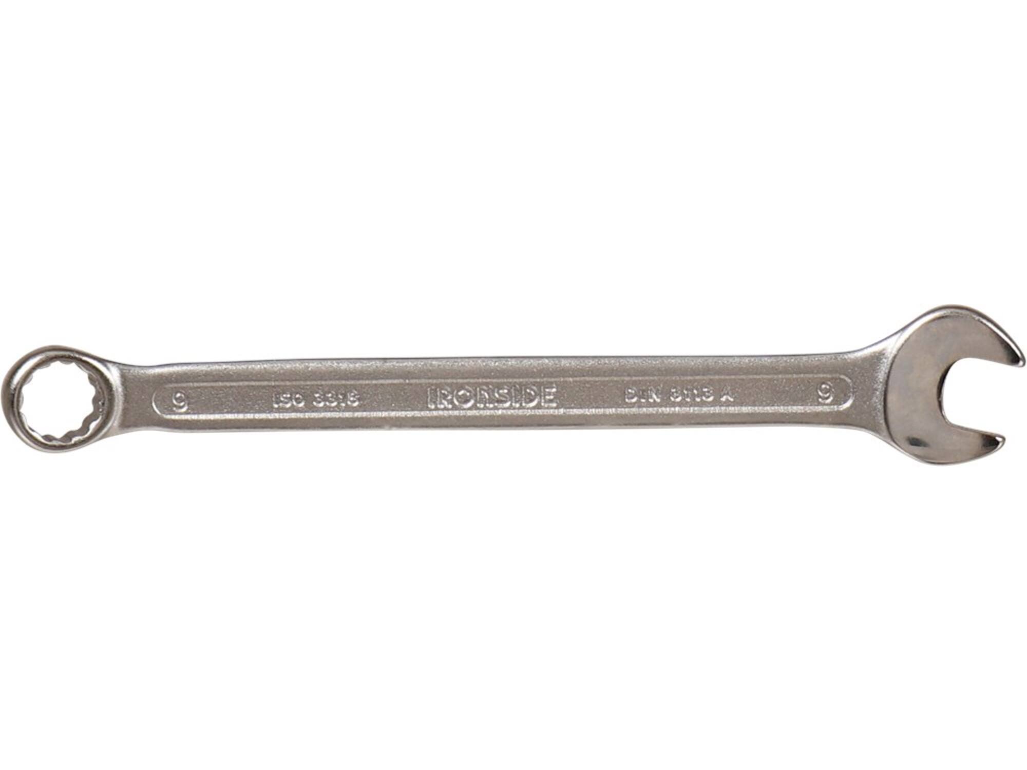 Ironside Ring-steeksleutel chroom 9 mm(vervallen VV=1870992)