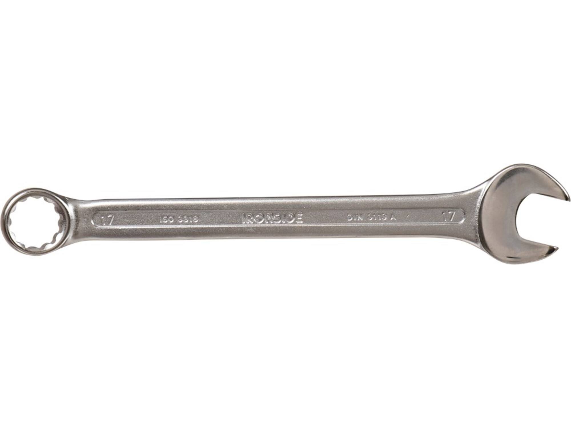 Ironside Ring-steeksleutel chroom 13 mm