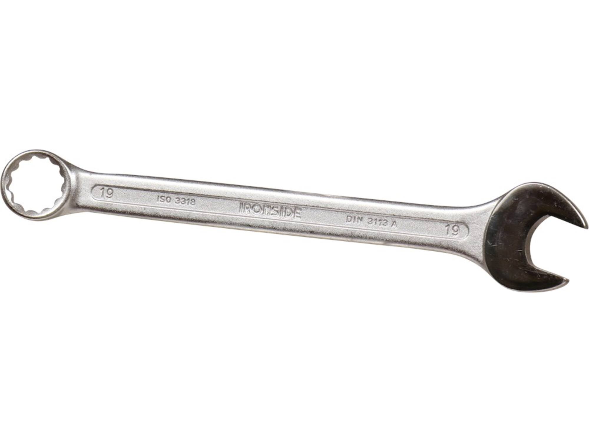 Ironside Ring-steeksleutel chroom 19 mm(vervallen VV=1871002)