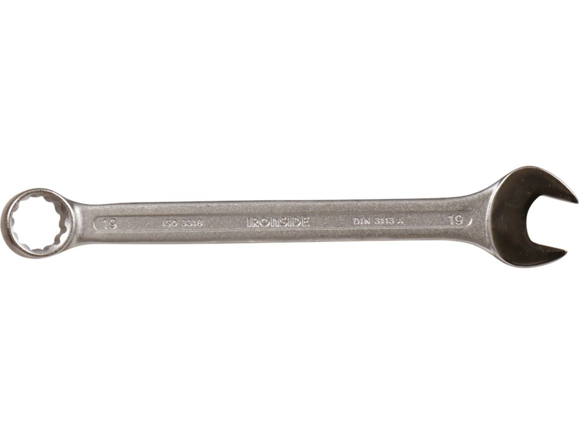 Ironside Ring-steeksleutel chroom 19 mm(vervallen VV=1871002)