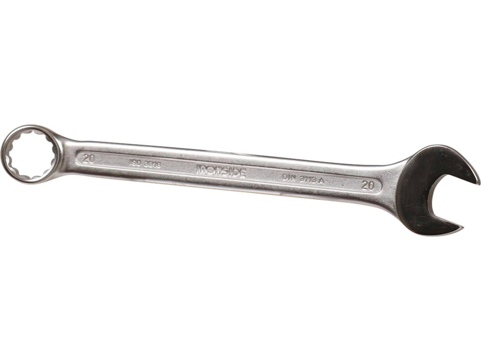 Ironside Ring-steeksleutel chroom 20 mm(vervallen VV=1871003)