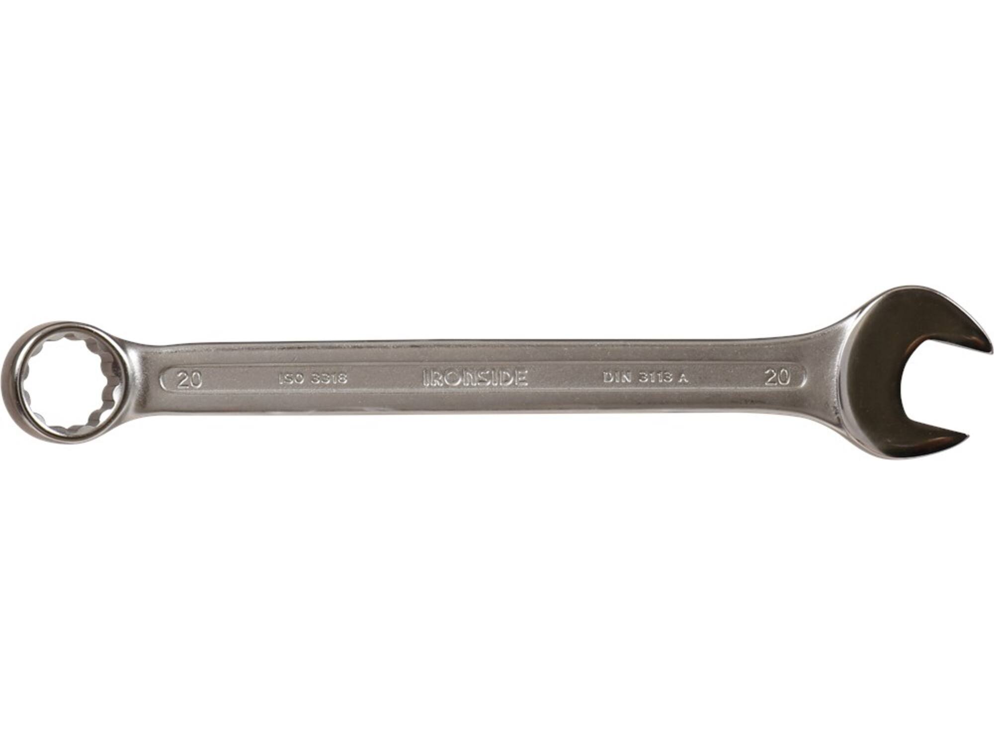 Ironside Ring-steeksleutel chroom 20 mm(vervallen VV=1871003)