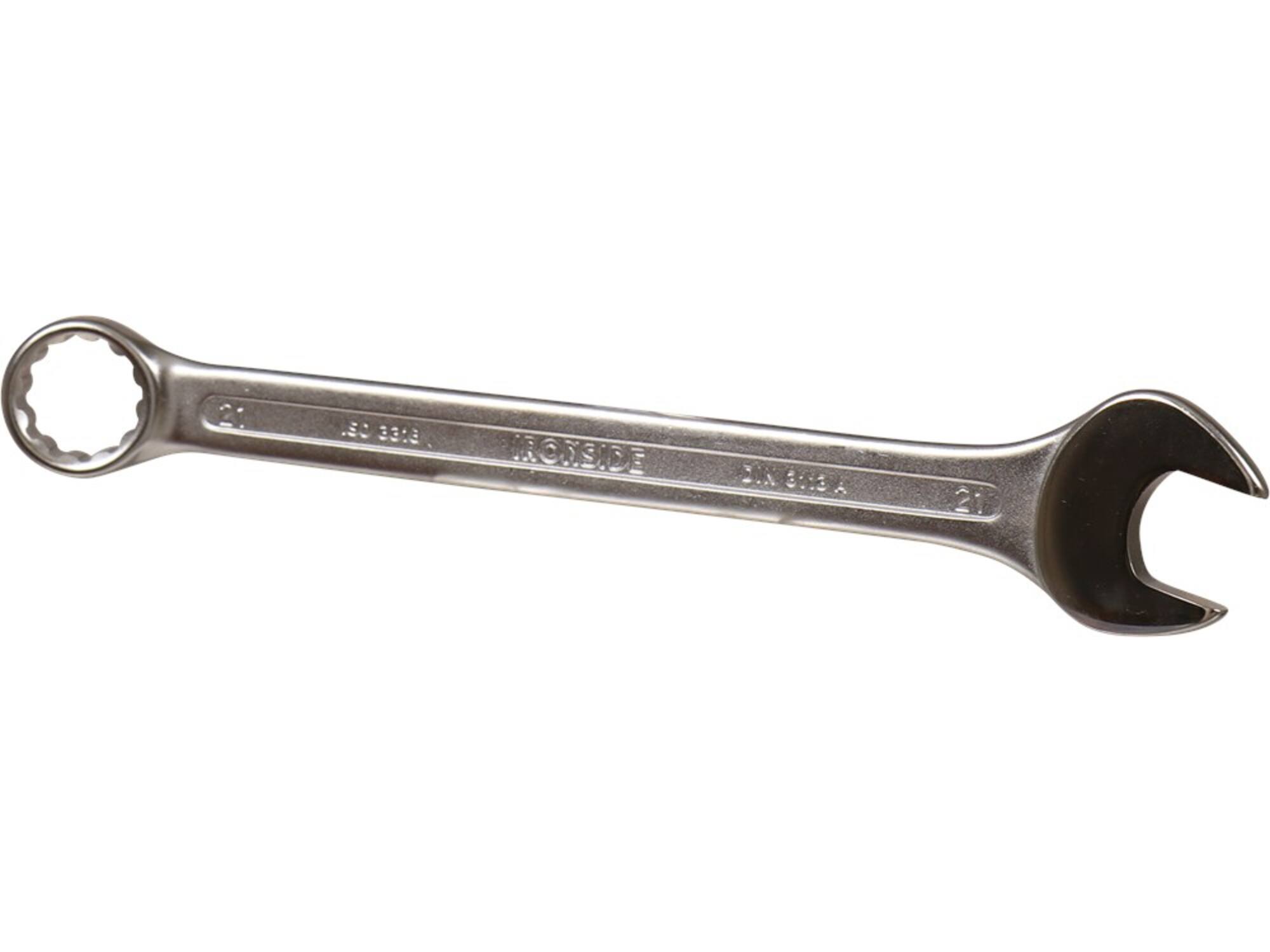 Ironside Ring-steeksleutel chroom 21 mm(vervallen VV=1871004)