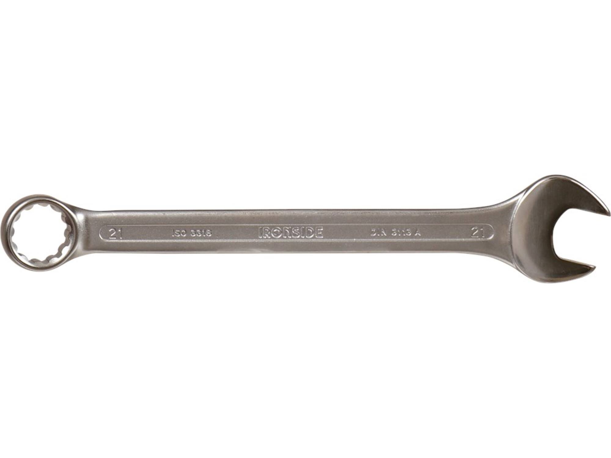 Ironside Ring-steeksleutel chroom 21 mm(vervallen VV=1871004)