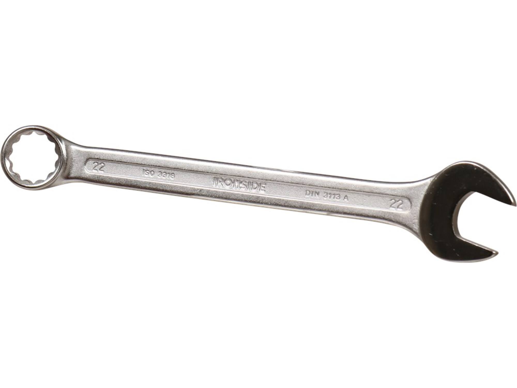 Ironside Ring-steeksleutel chroom 22 mm(vervallen VV=1871005)