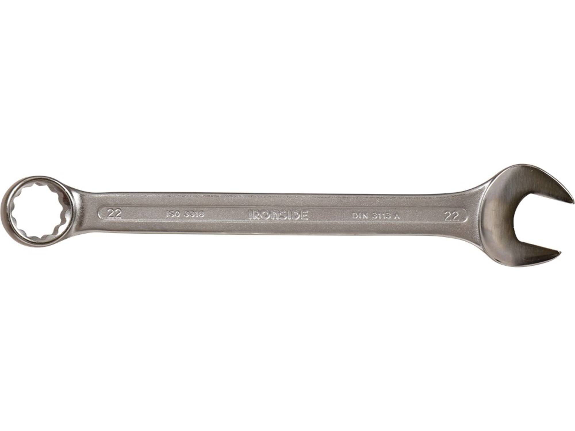 Ironside Ring-steeksleutel chroom 22 mm(vervallen VV=1871005)