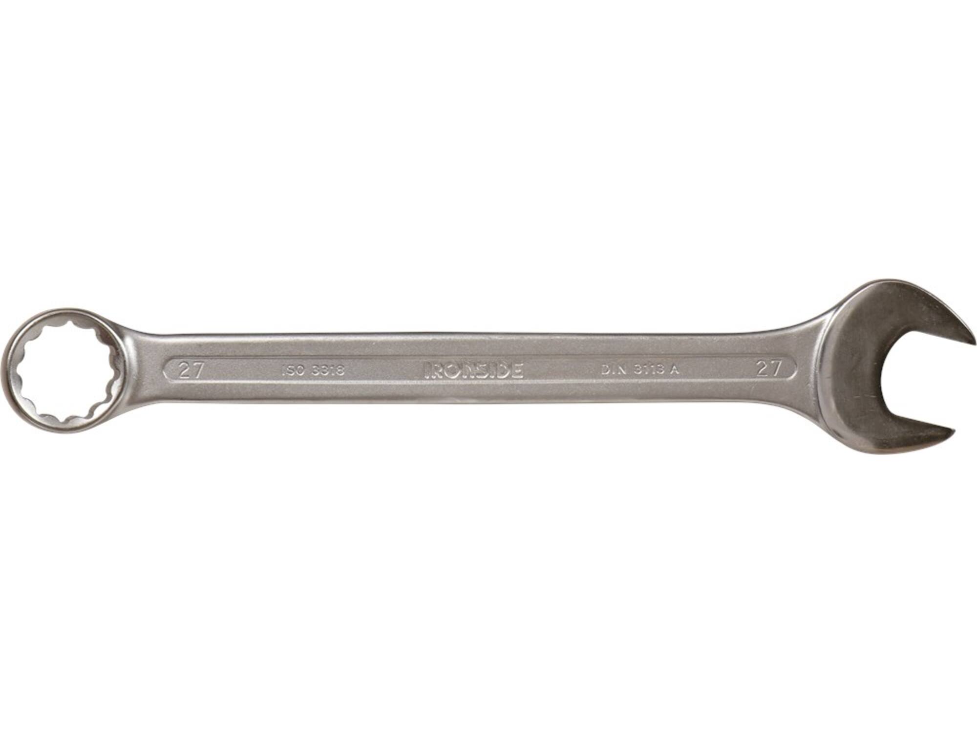 Ironside Ring-steeksleutel chroom 27 mm