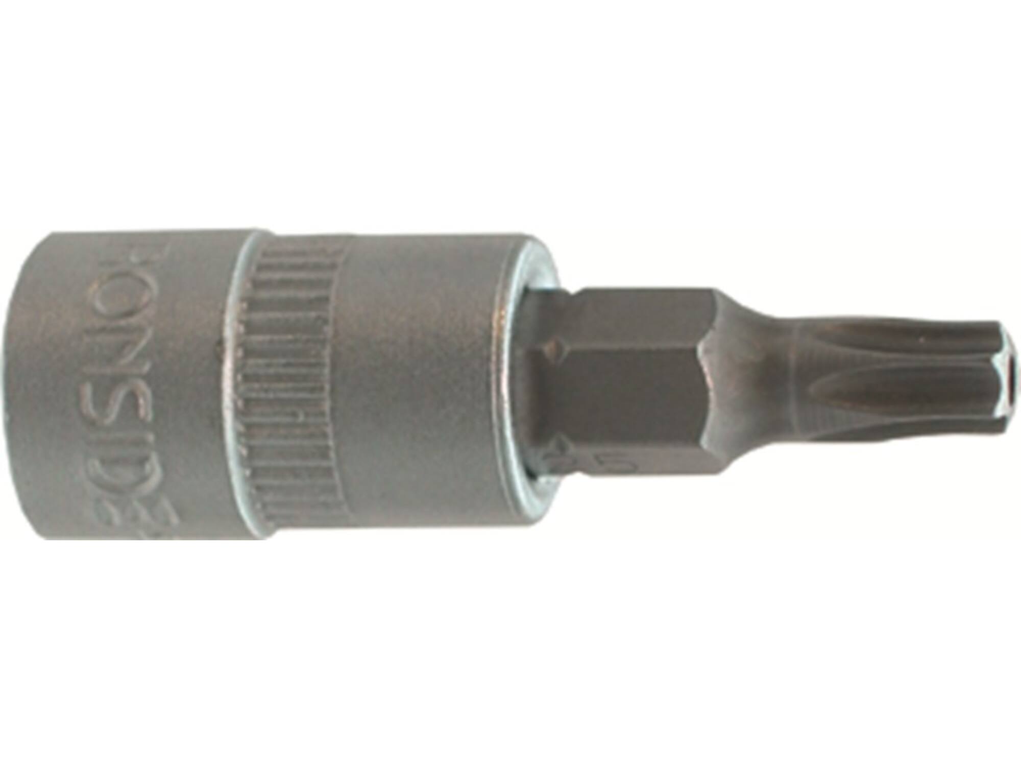 IRONSIDE Dopsleutelschroevendraaier chroom 1/4 TORX TX15