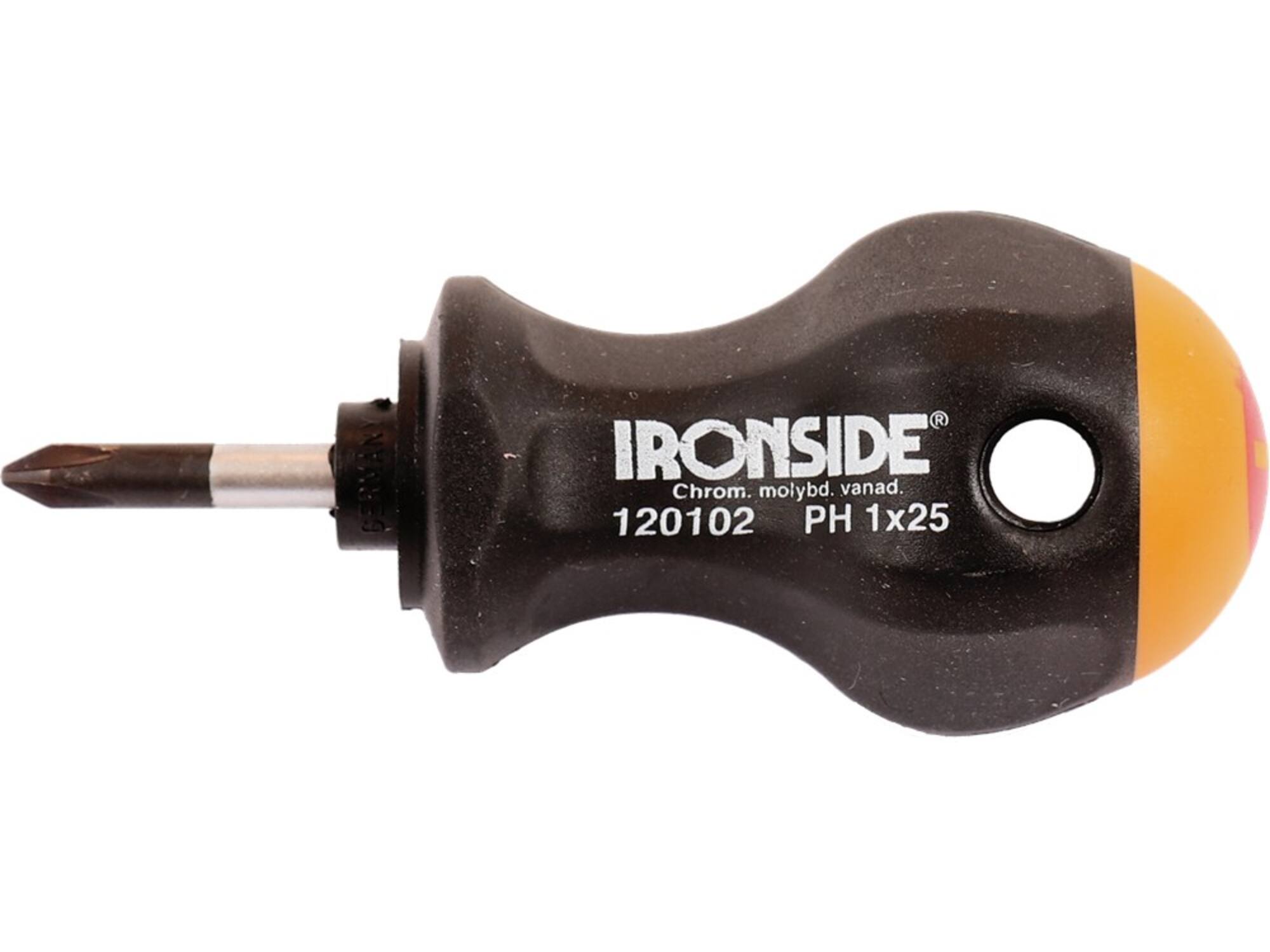 Ironside Stubby schroevendraaier kruis ph-1