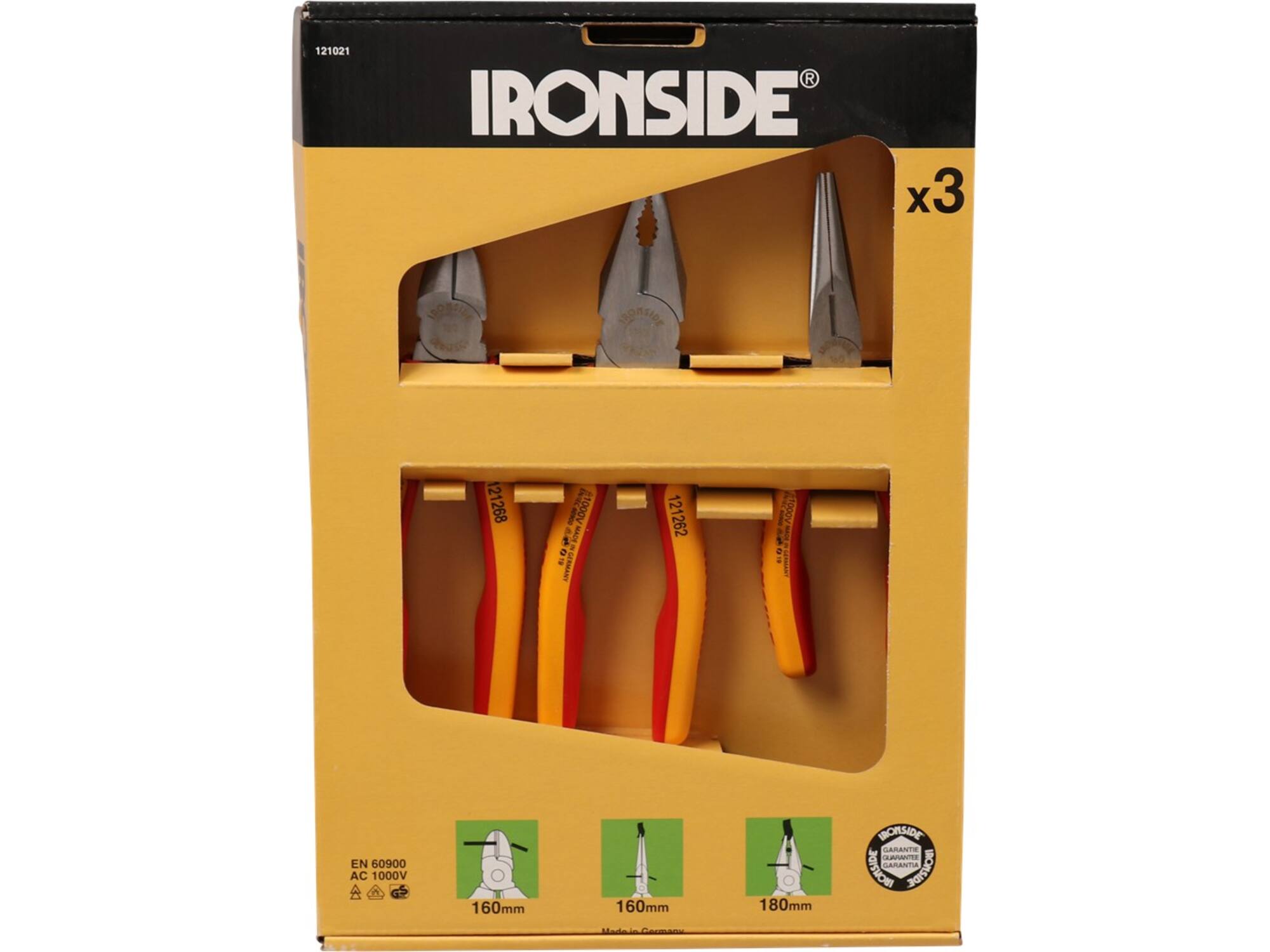 IRONSIDE Tangenset VDE 3-DELIG
