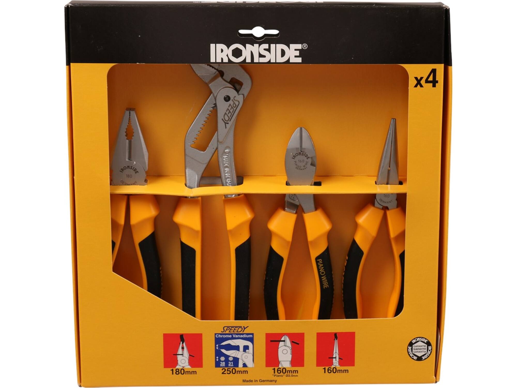 IRONSIDE Tangenset 4-DELIG