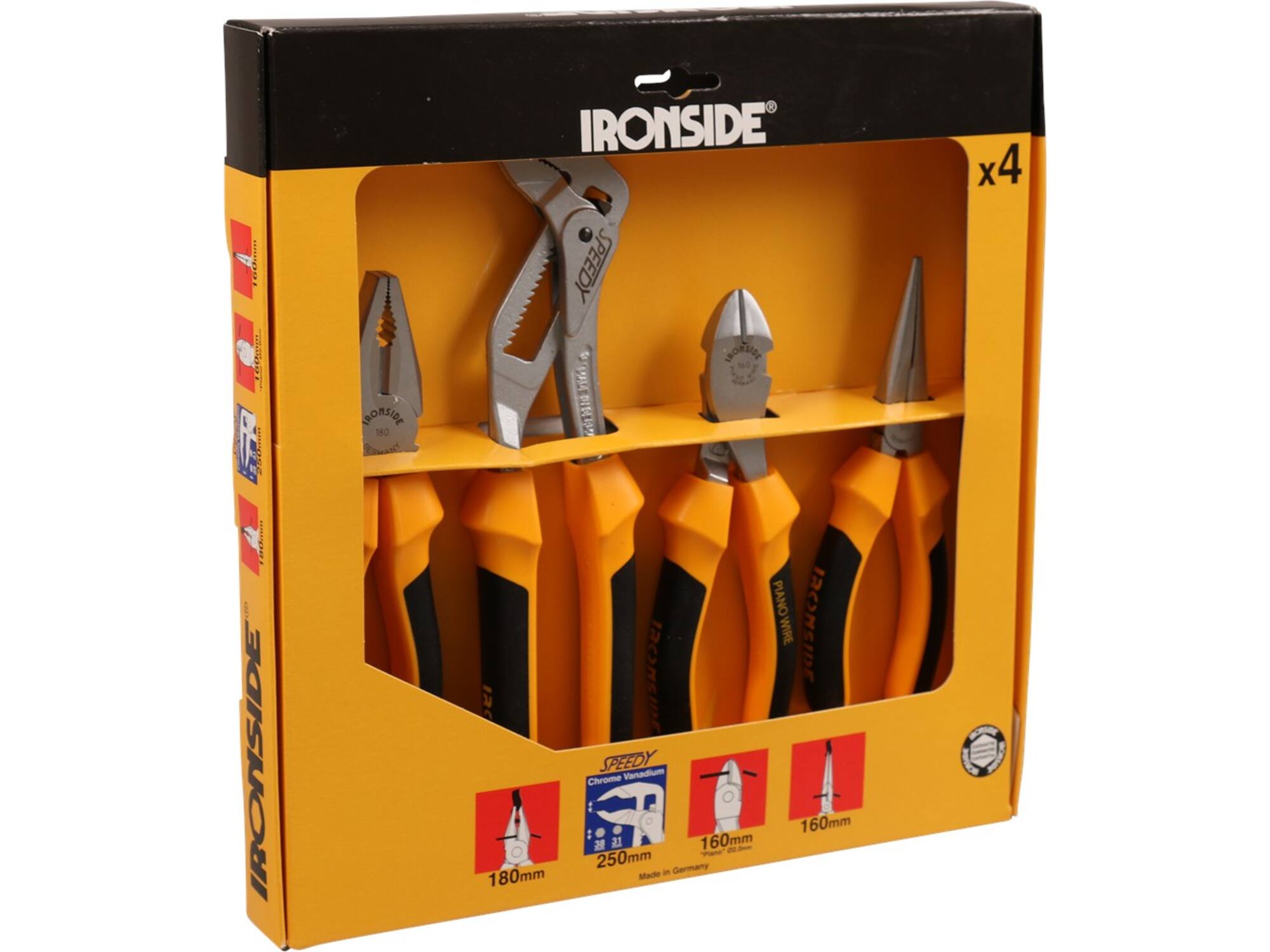 IRONSIDE Tangenset 4-DELIG