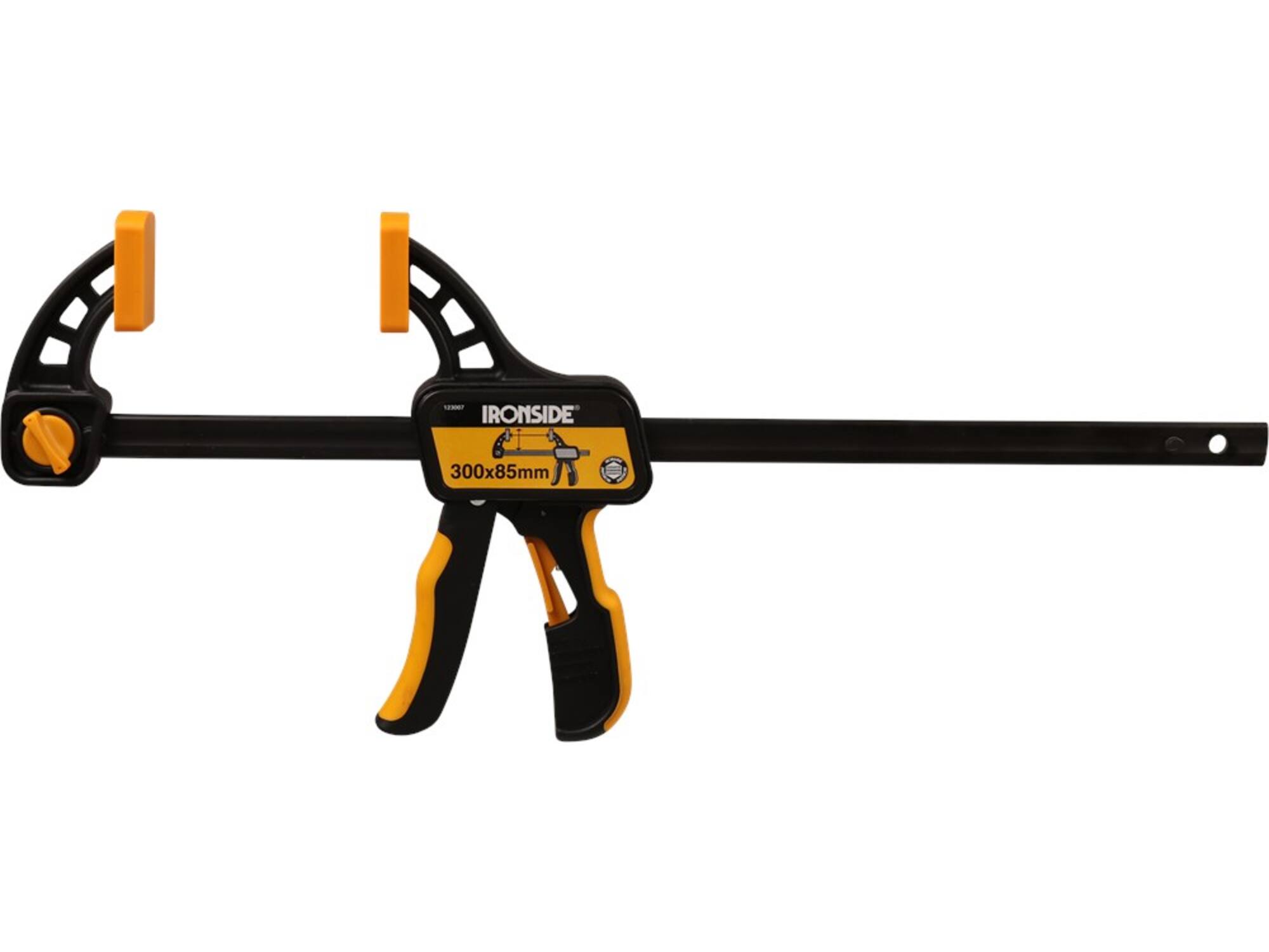 IRONSIDE Snelspanlijmklem EENHAND 600X85 MM