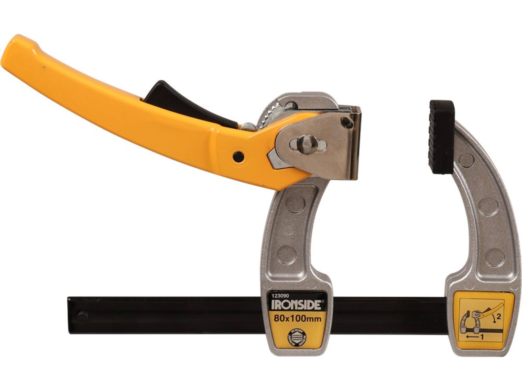 Ironside Snelspanlijmklem 200x80 mm