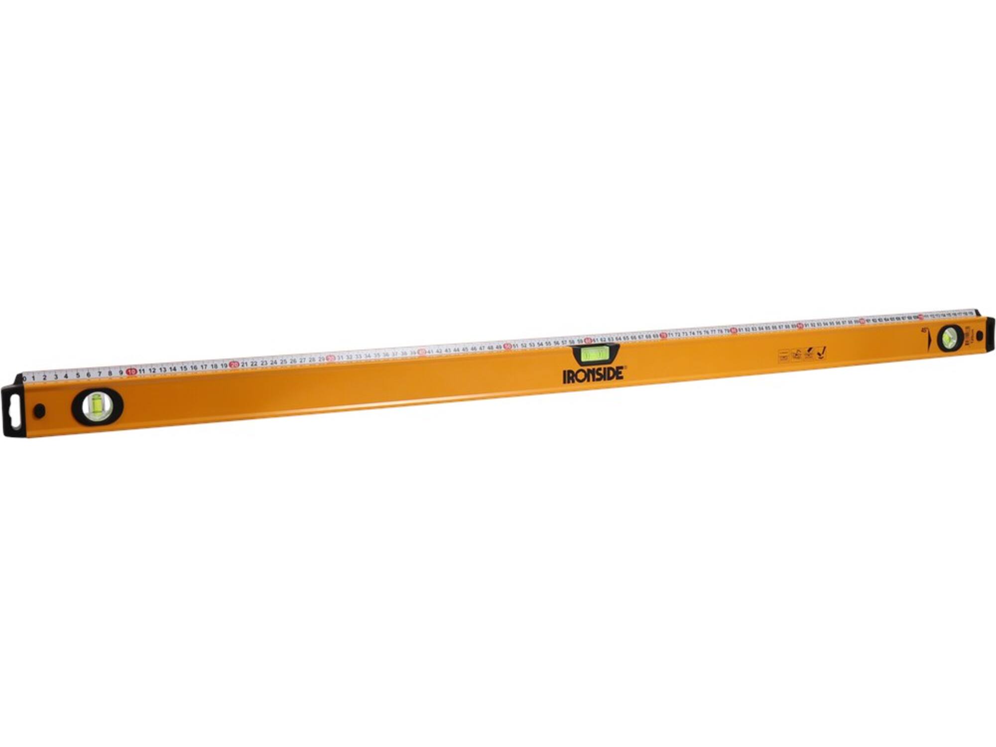 Ironside Waterpas aluminium met lineaal 120cm