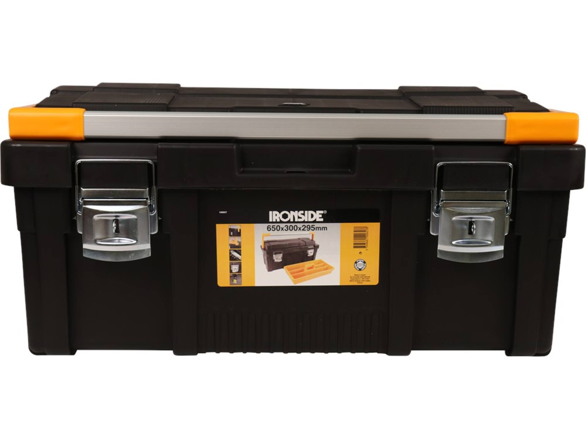 IRONSIDE Gereedschapskoffer kunststof TOOLBOX PRO PLUS 650 65X30X30
