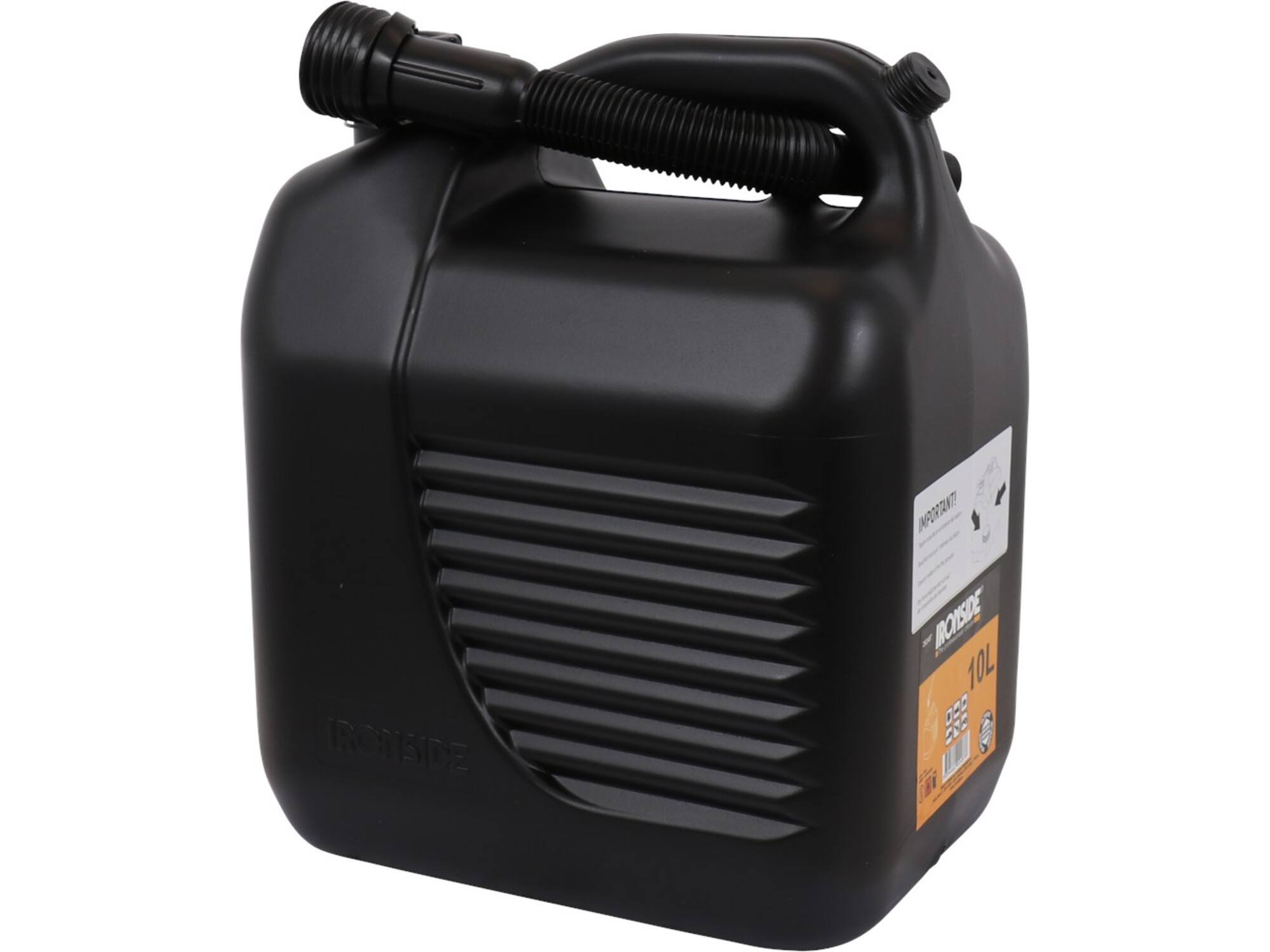 Ironside Jerrycan PE Zwart 10L