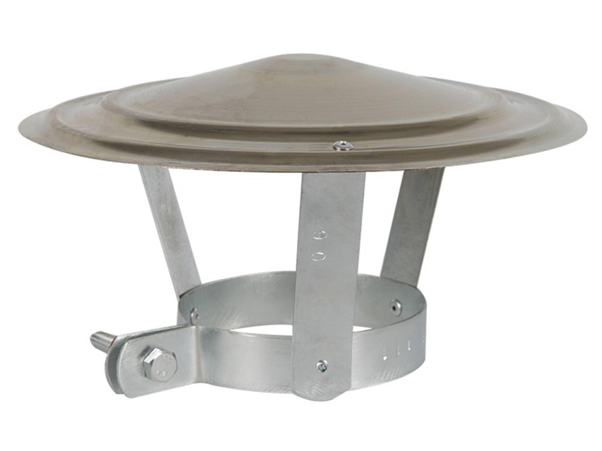 Nedco Regenkap gegalvaniseerd staal 125-131 MM