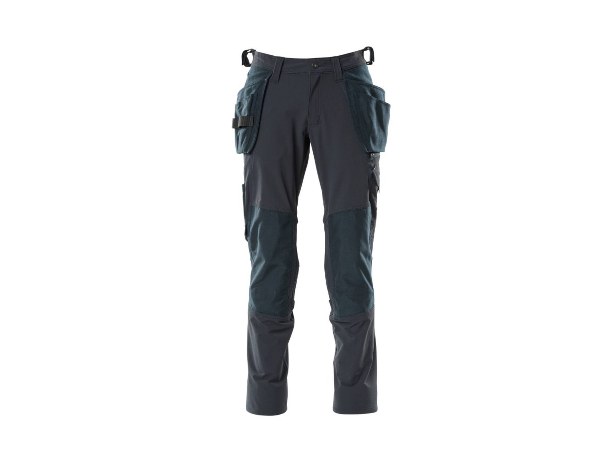 MASCOT Werkbroek stretch met knie- en spijkerza DONKERMARINE 82C46