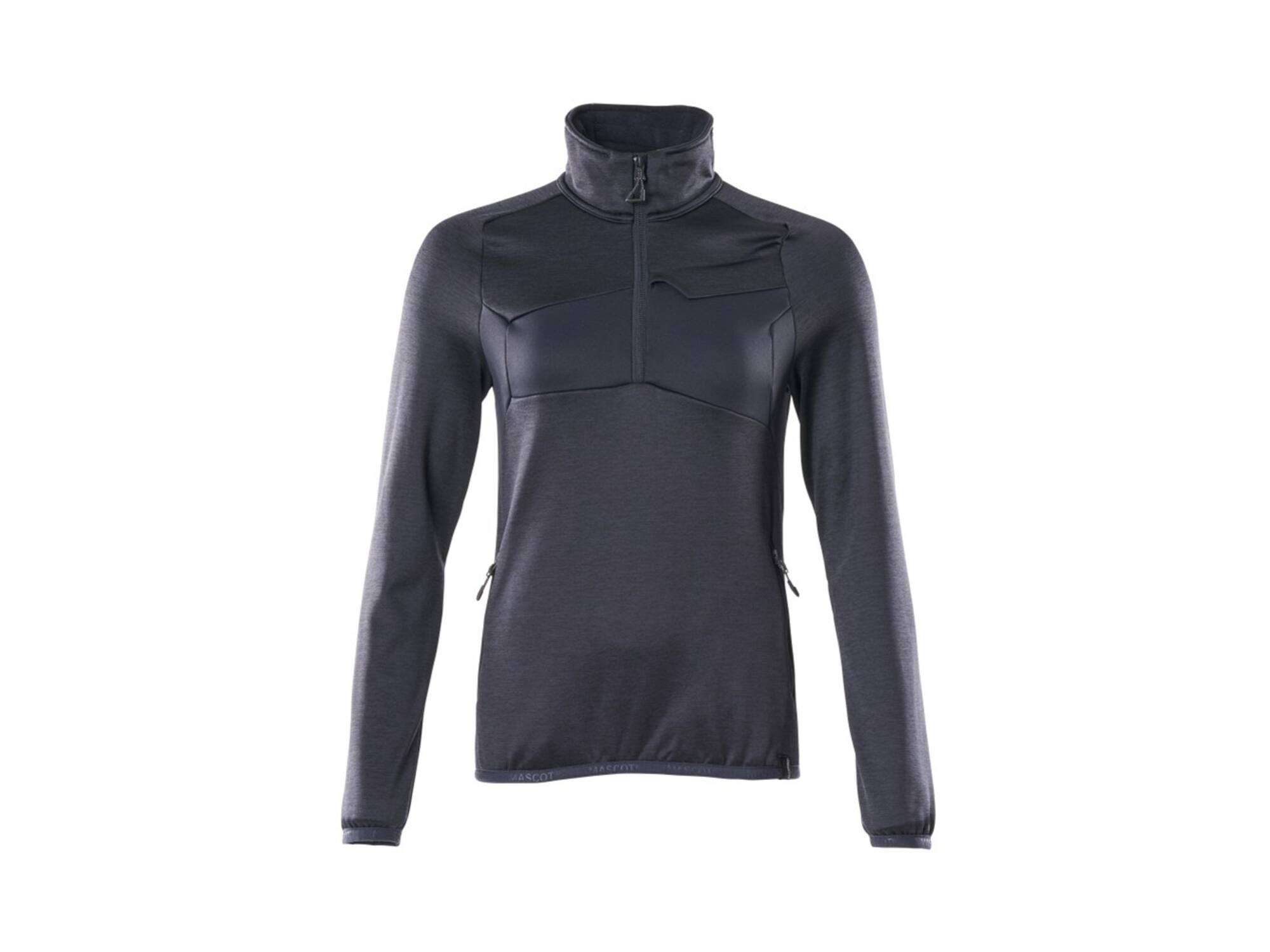 Mascot Fleecetrui met korte rits dames donkermarine 2XL