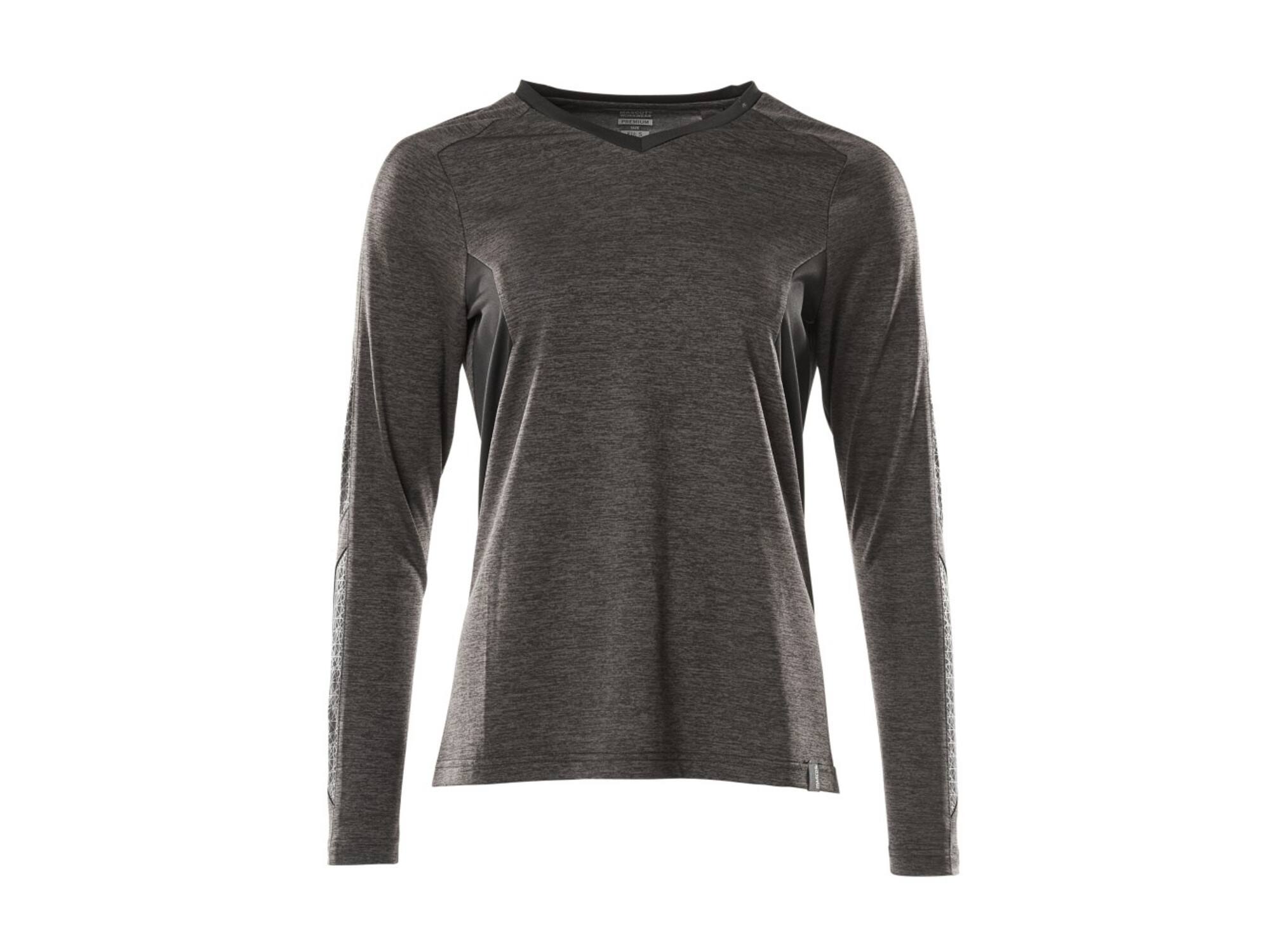 Mascot T-shirt met lange mouwen dames donkerantraciet/zwart L ONE