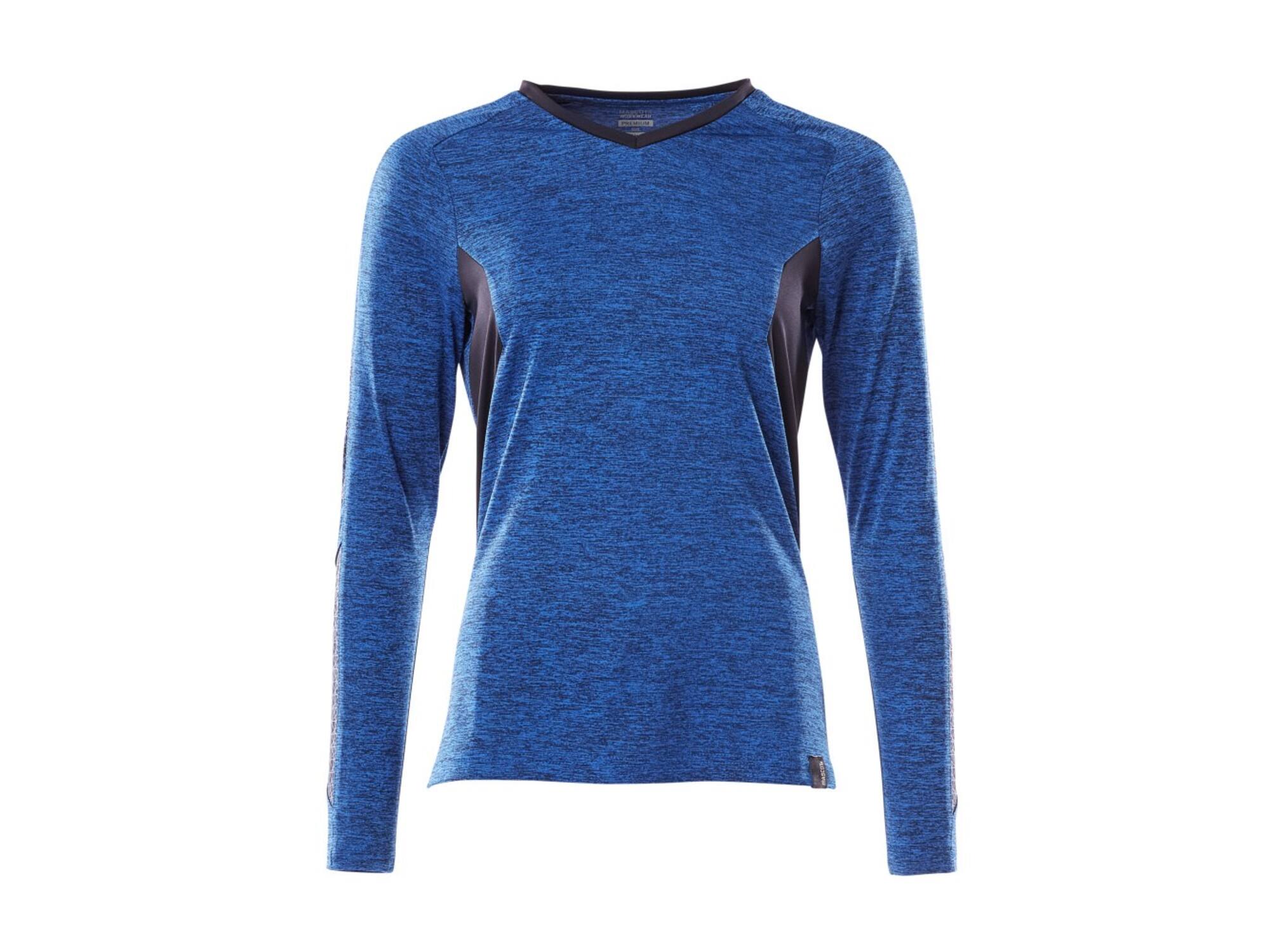 Mascot T-shirt met lange mouwen dames helder blauw/donkermarine S ONE
