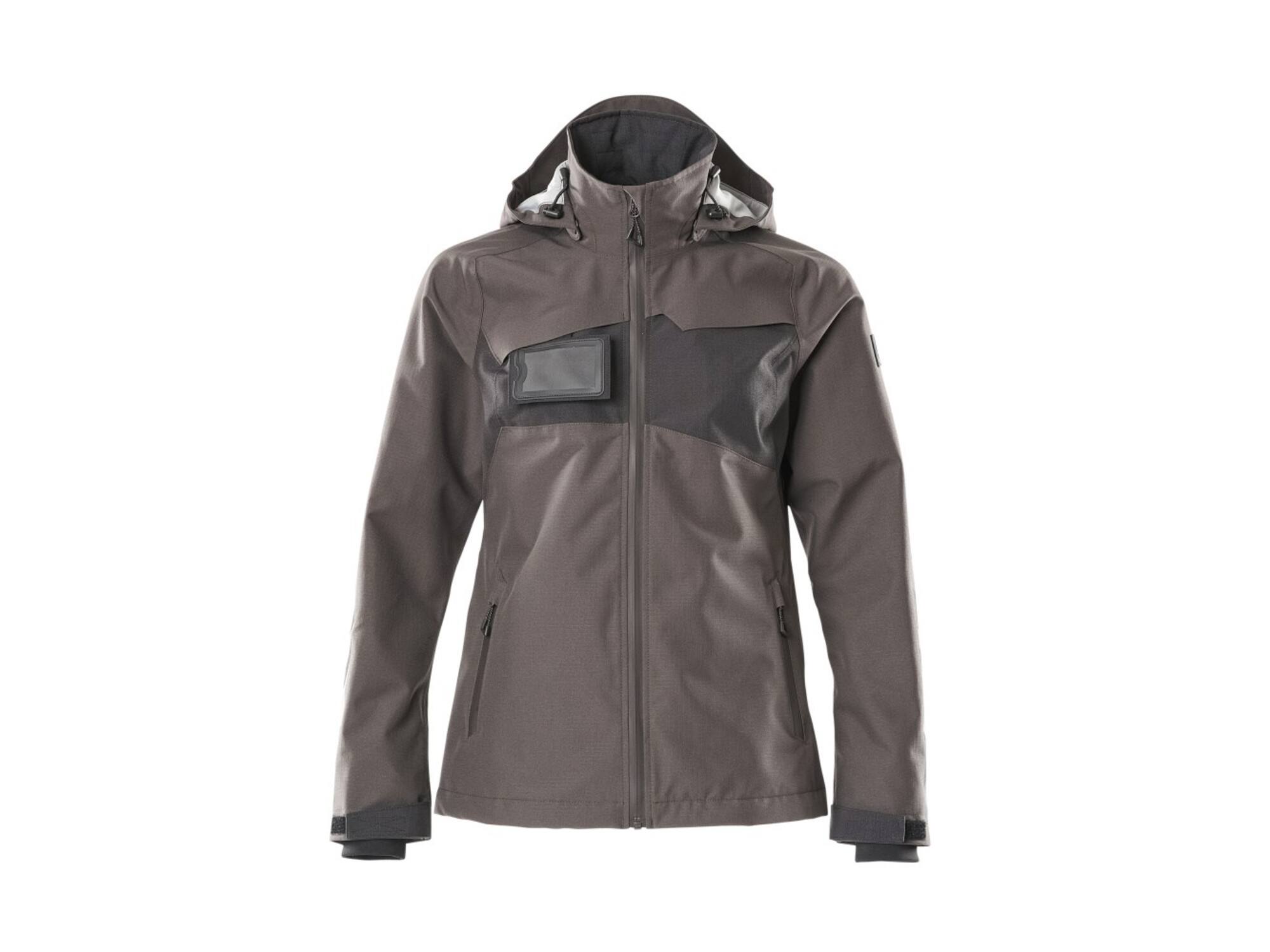 Mascot Shelljack waterdicht dames donkerantraciet/zwart L