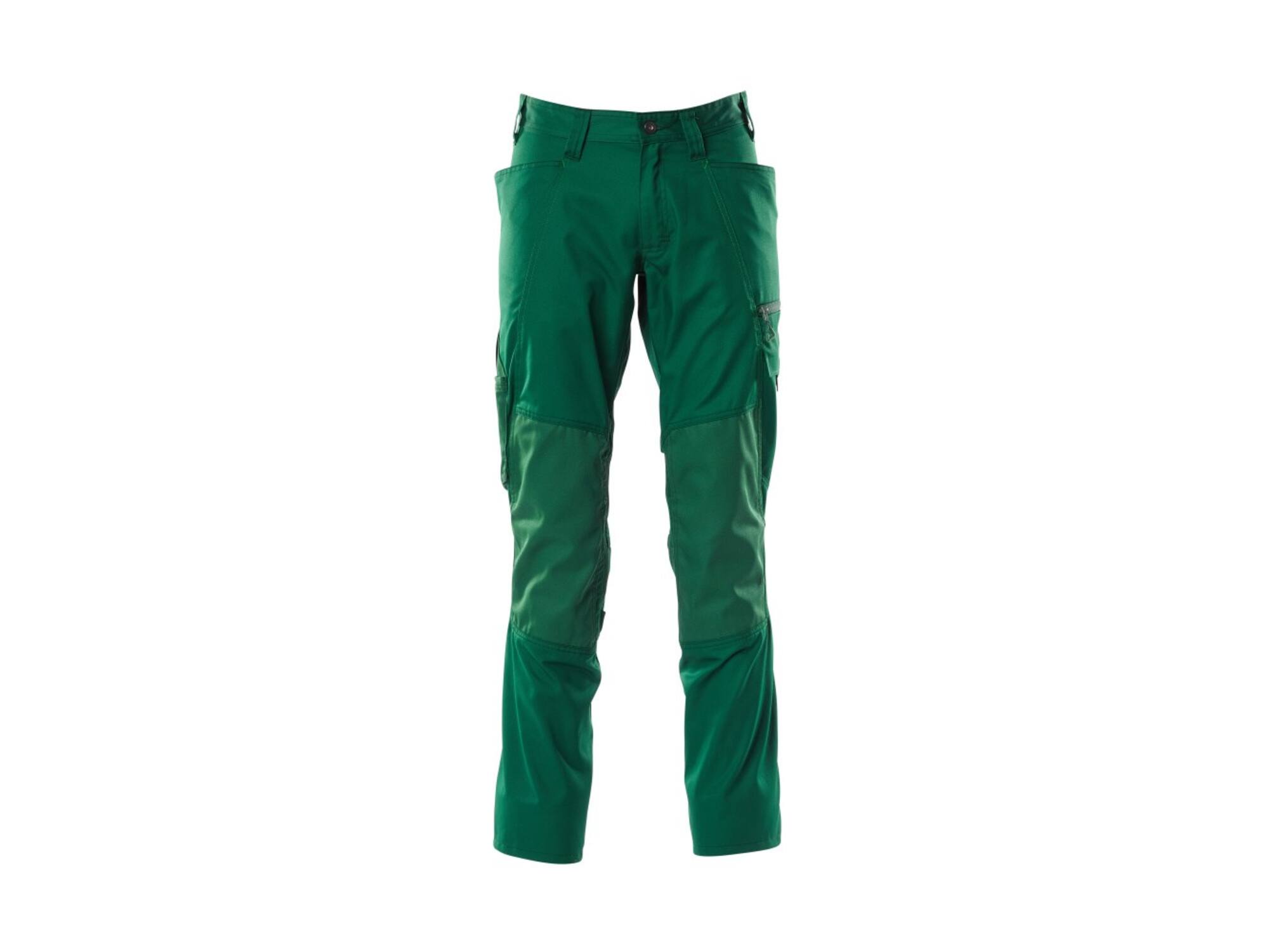 Mascot Werkbroek stretch met kniezakken groen 82C42