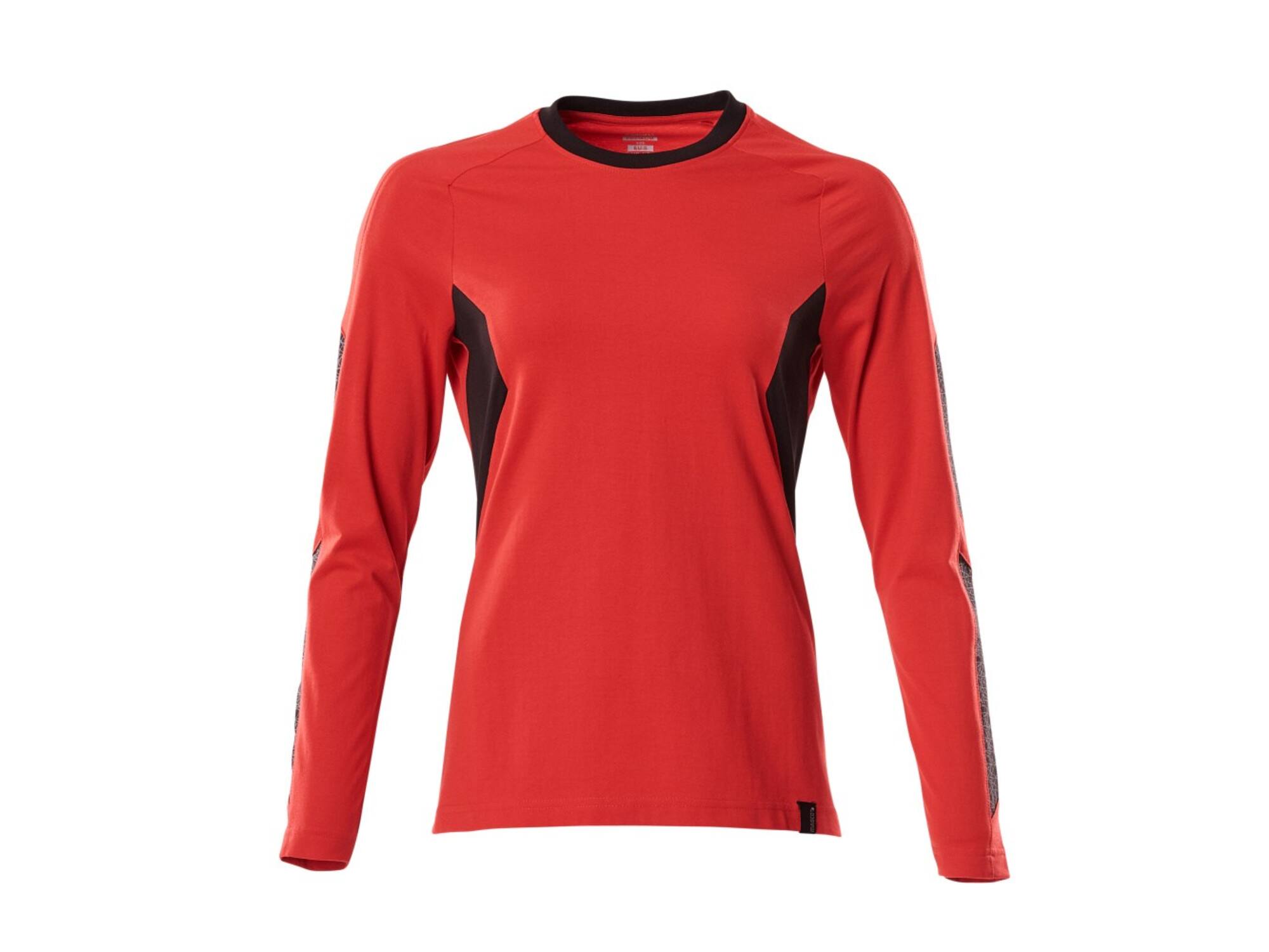 Mascot T-shirt met lange mouwen dames signaalrood/zwart 3XLONE