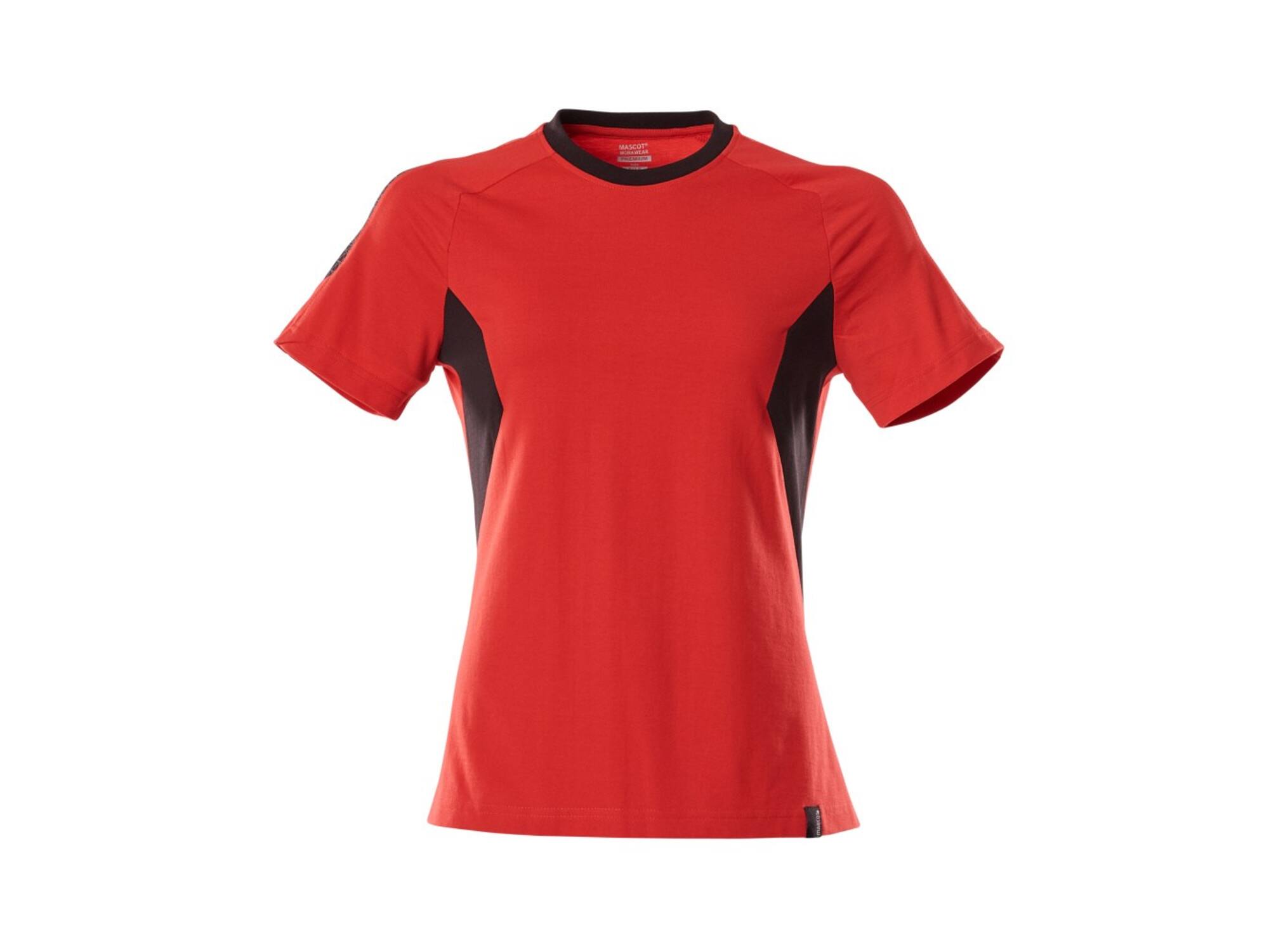 Mascot T-shirt dames signaalrood/zwart M ONE