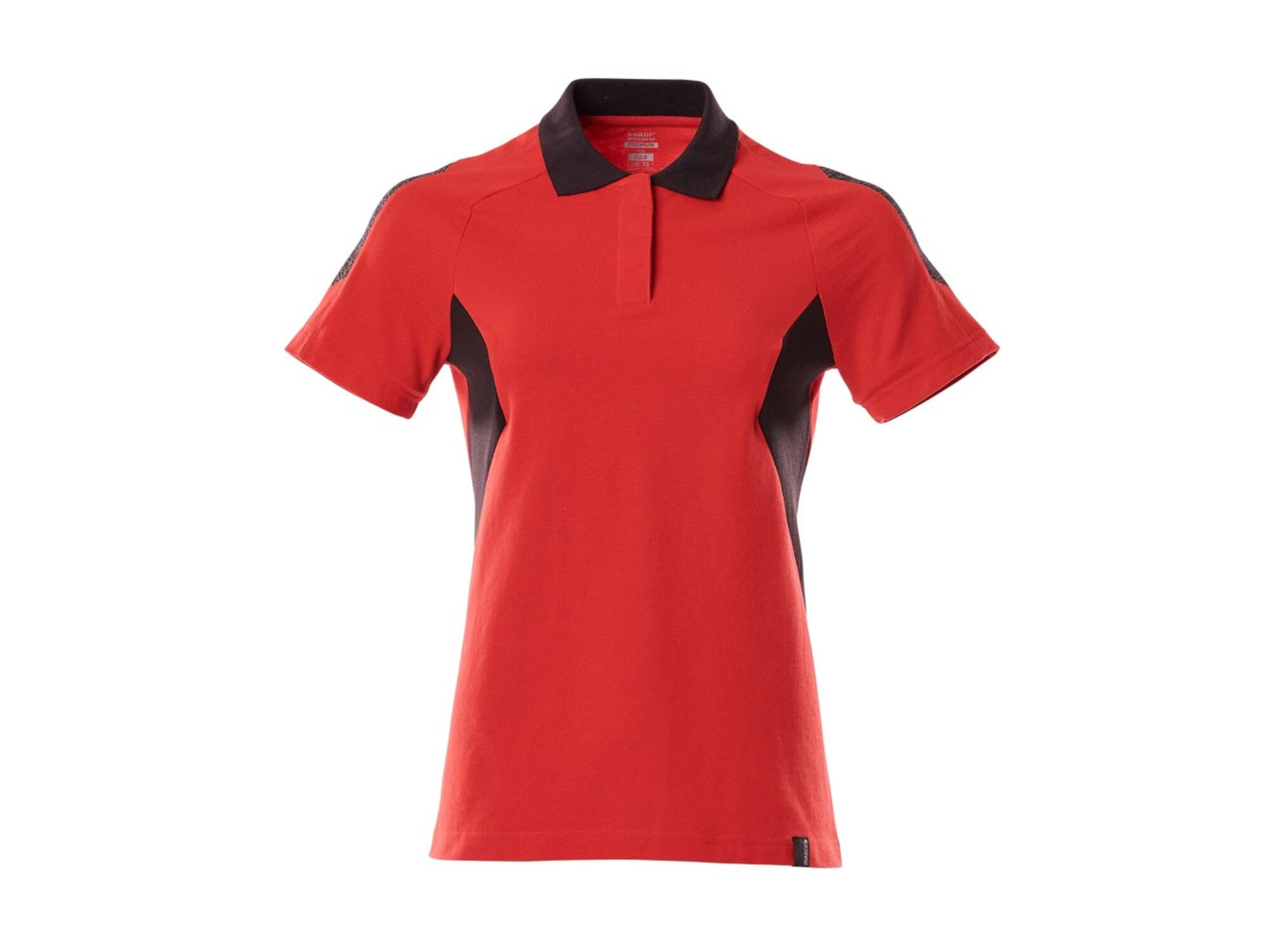 Mascot Poloshirt dames signaalrood/zwart S ONE