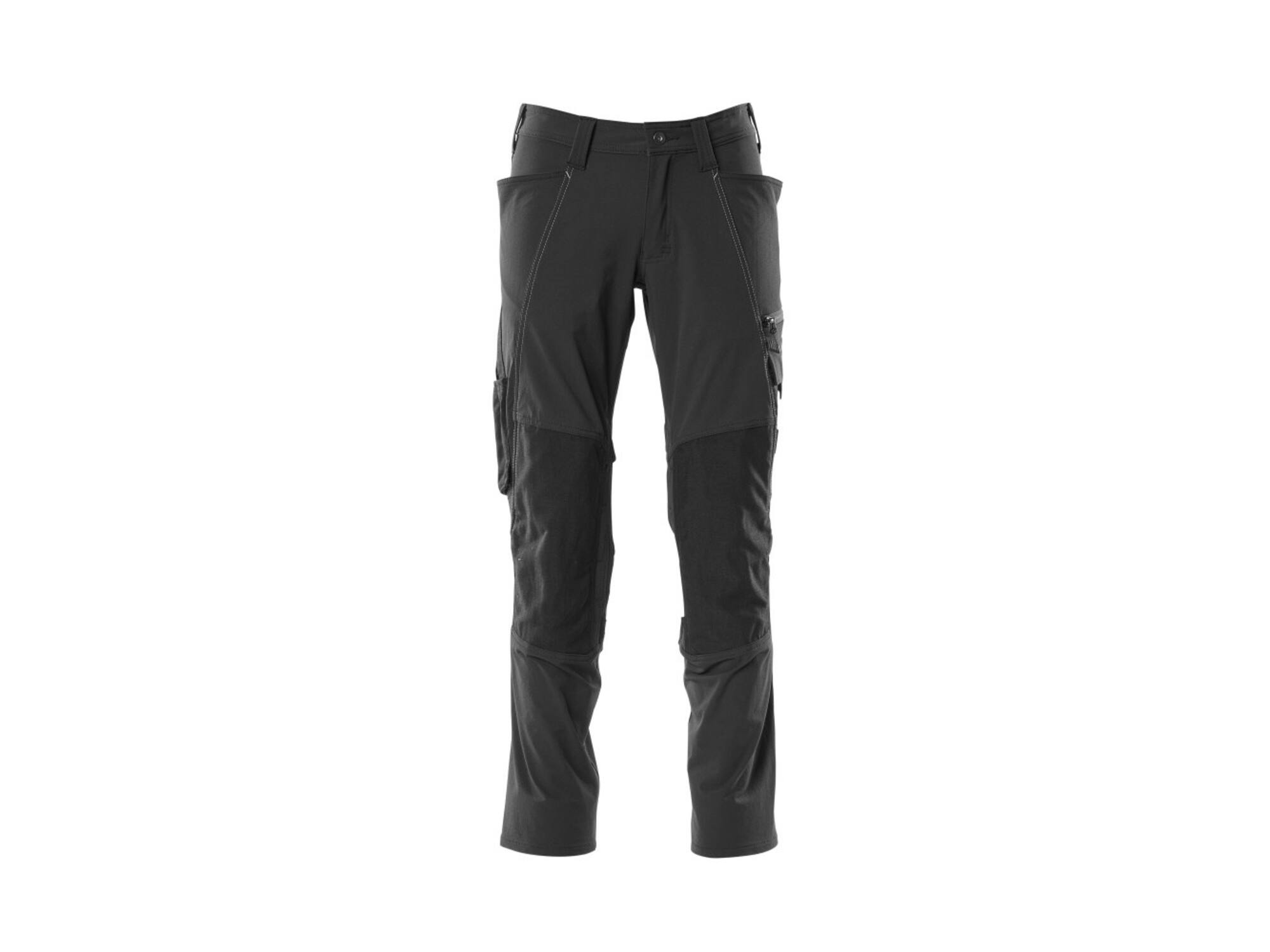 Mascot Broek stretch met kniezakken zwart 76C46