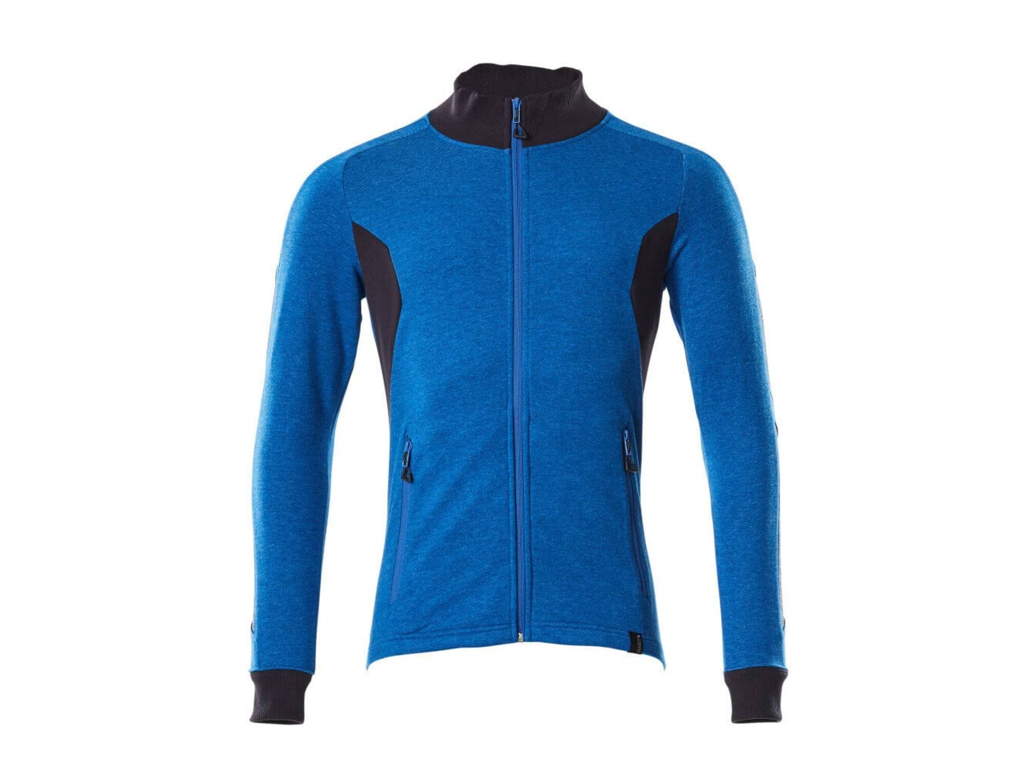 Mascot Sweatshirt met rits helder blauw/donkermarine XL ONE