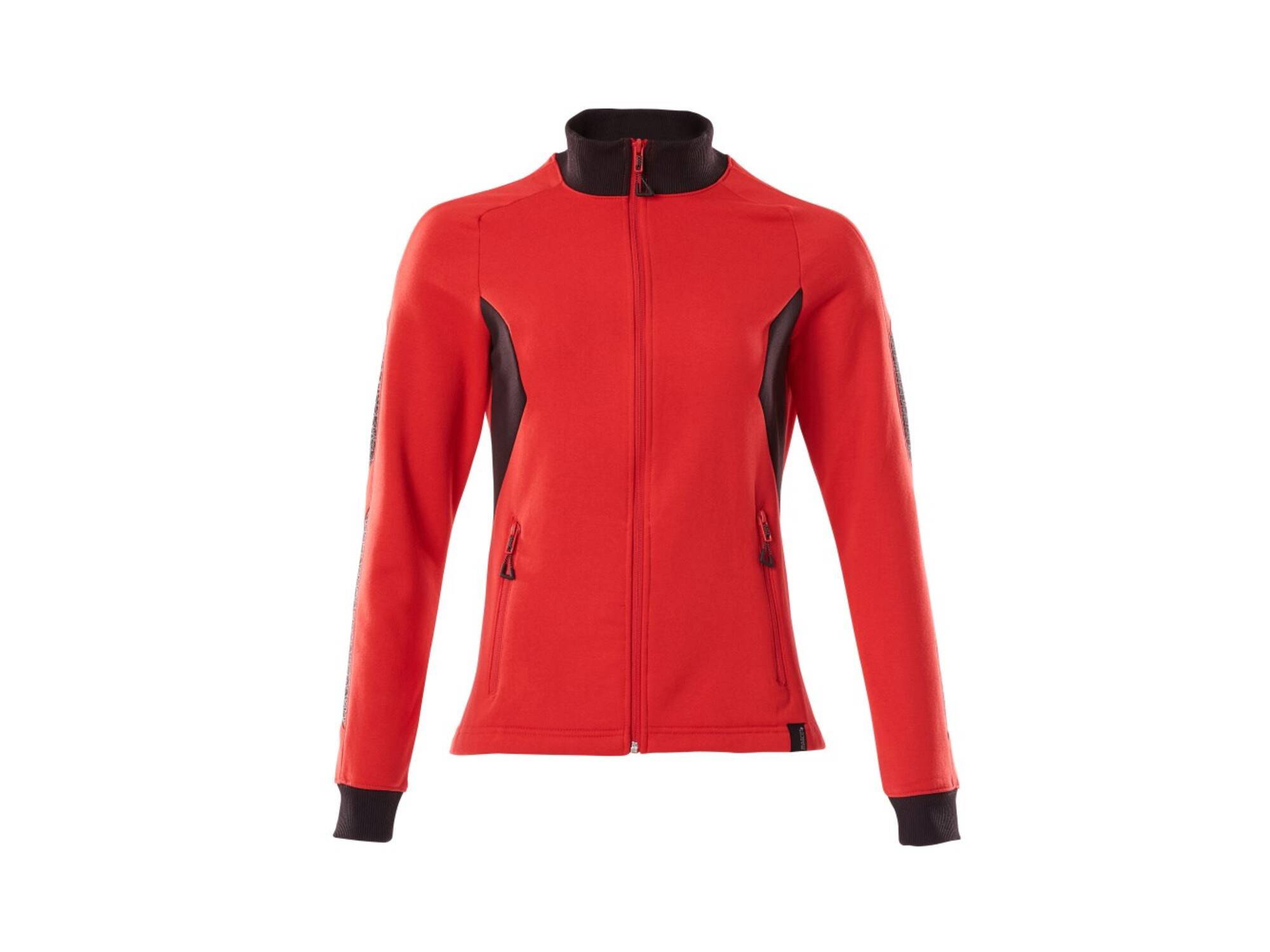 Mascot Sweatshirt met rits dames signaalrood/zwart M ONE