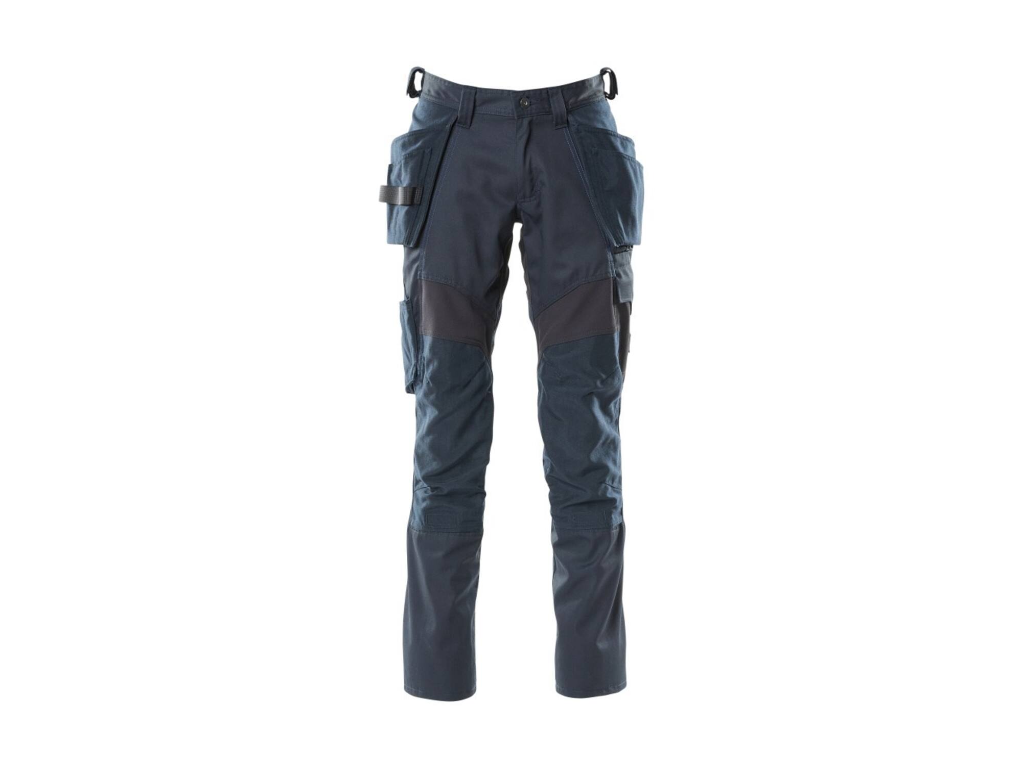 MASCOT Werkbroek stretch panelen met knie- en s DONKERMARINE 82C64