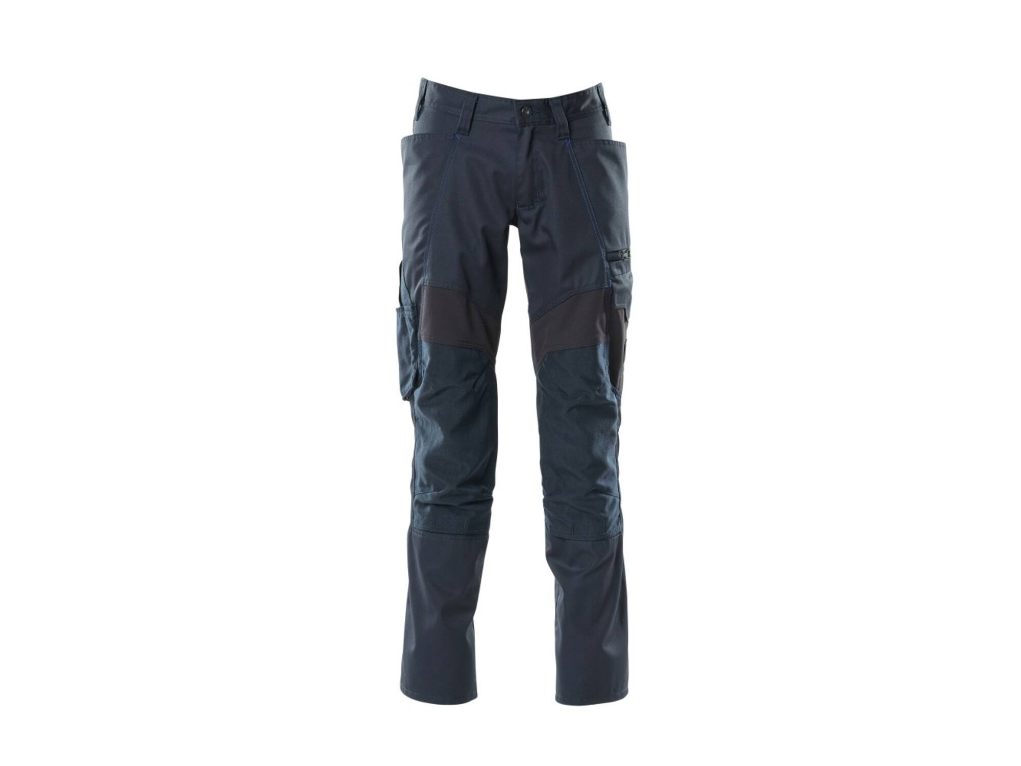 Mascot Broek stretch panelen met kniezakken donkermarine 90C54