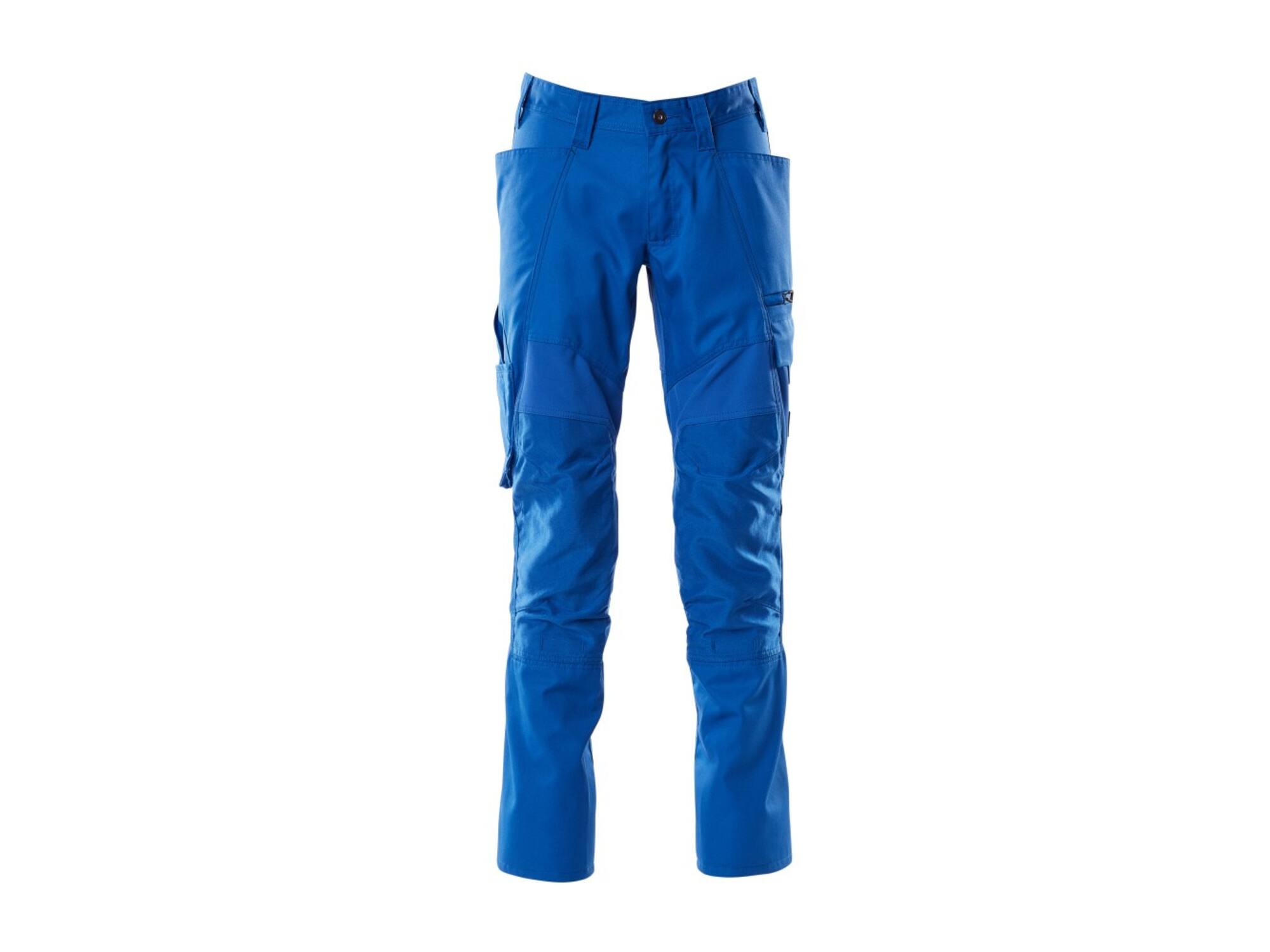 Mascot Broek stretch panelen met kniezakken helder blauw 90C48