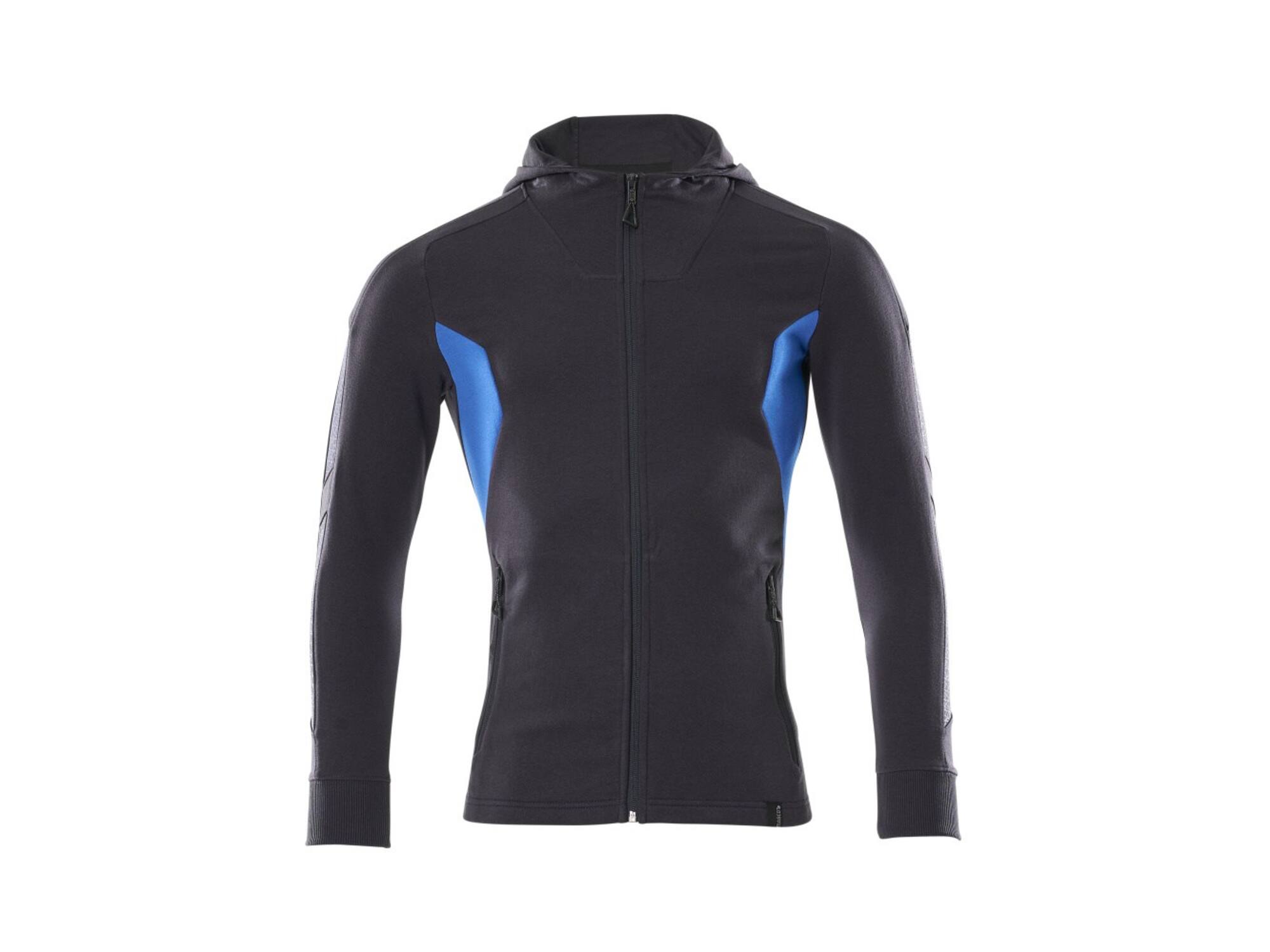 Mascot Capuchontrui met rits marine/zwart XL ONE