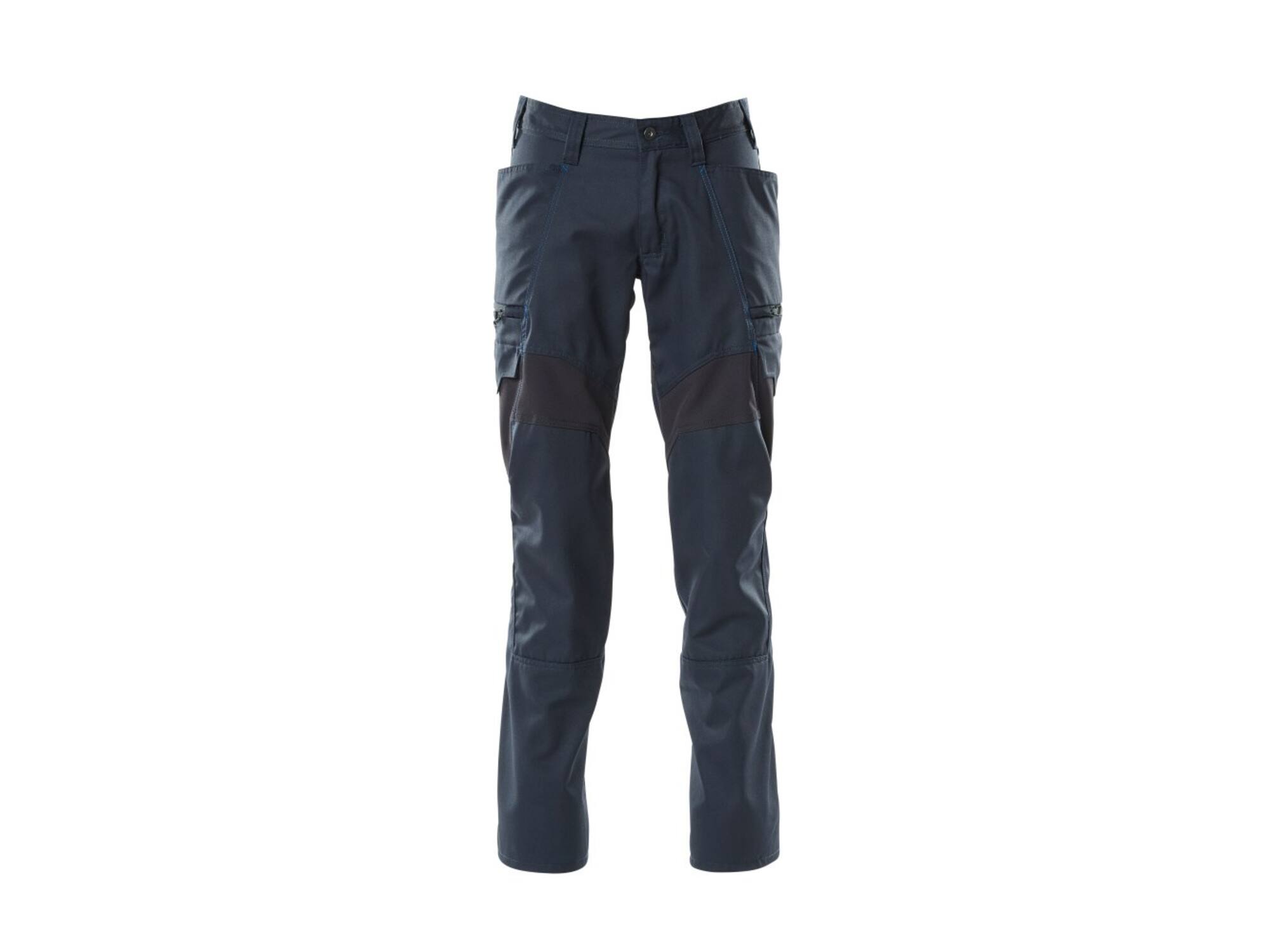 MASCOT Werkbroek stretch panelen met dijbeenzak DONKERMARINE 90C58