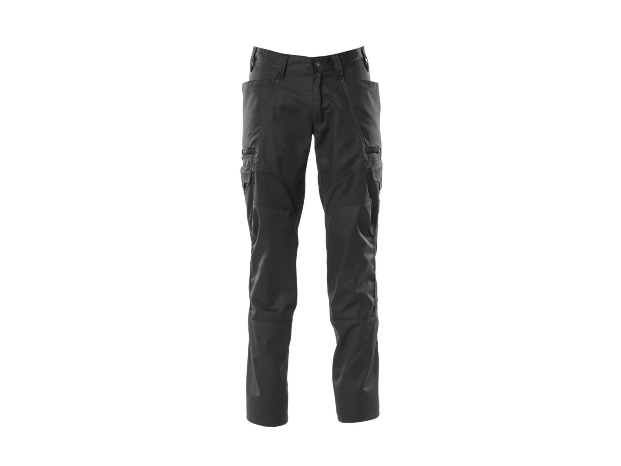 MASCOT Werkbroek stretch panelen met dijbeenzak ZWART 82C62