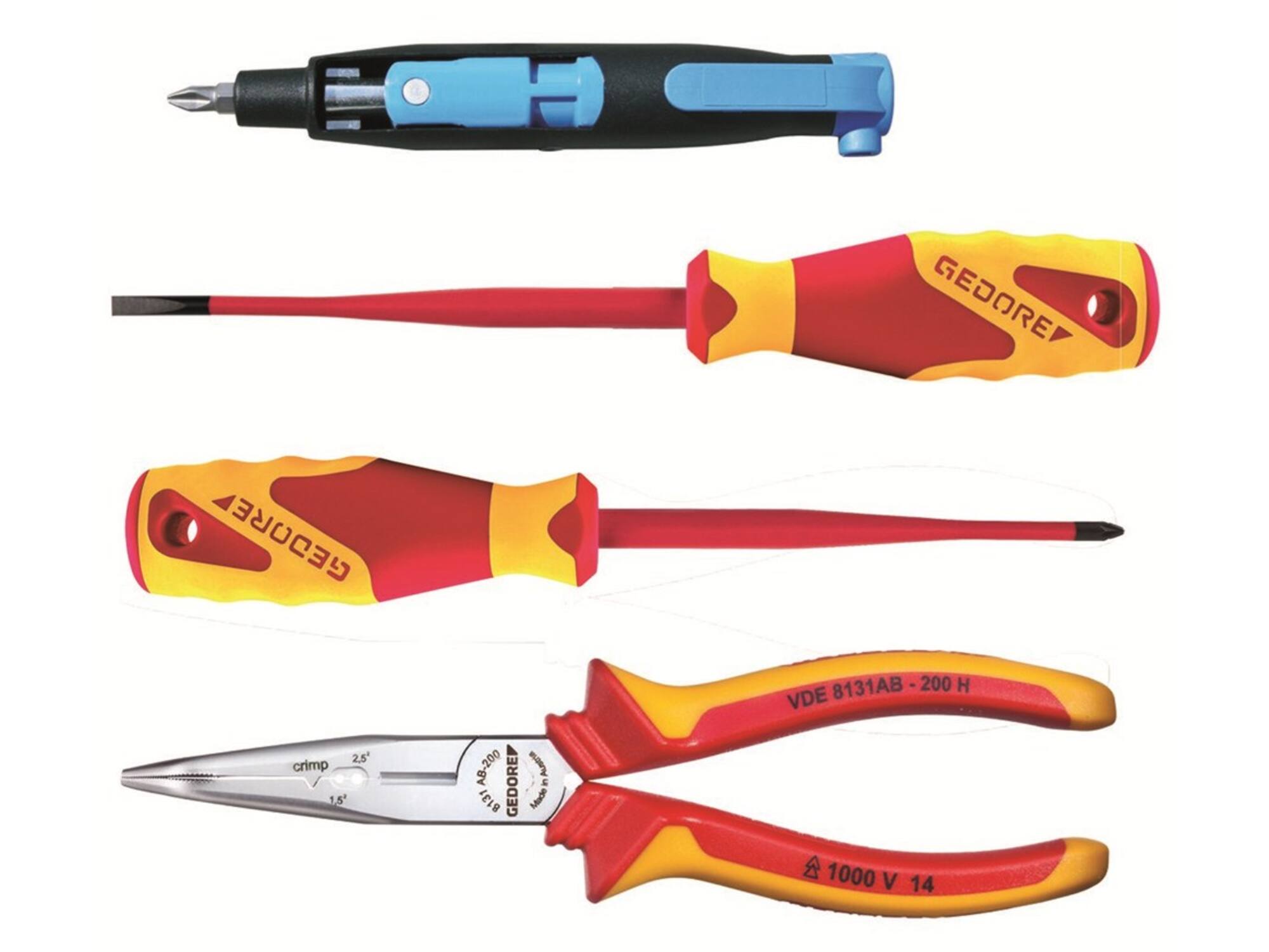 GEDORE Gereedschapset VDE 1100-03 4-delig
