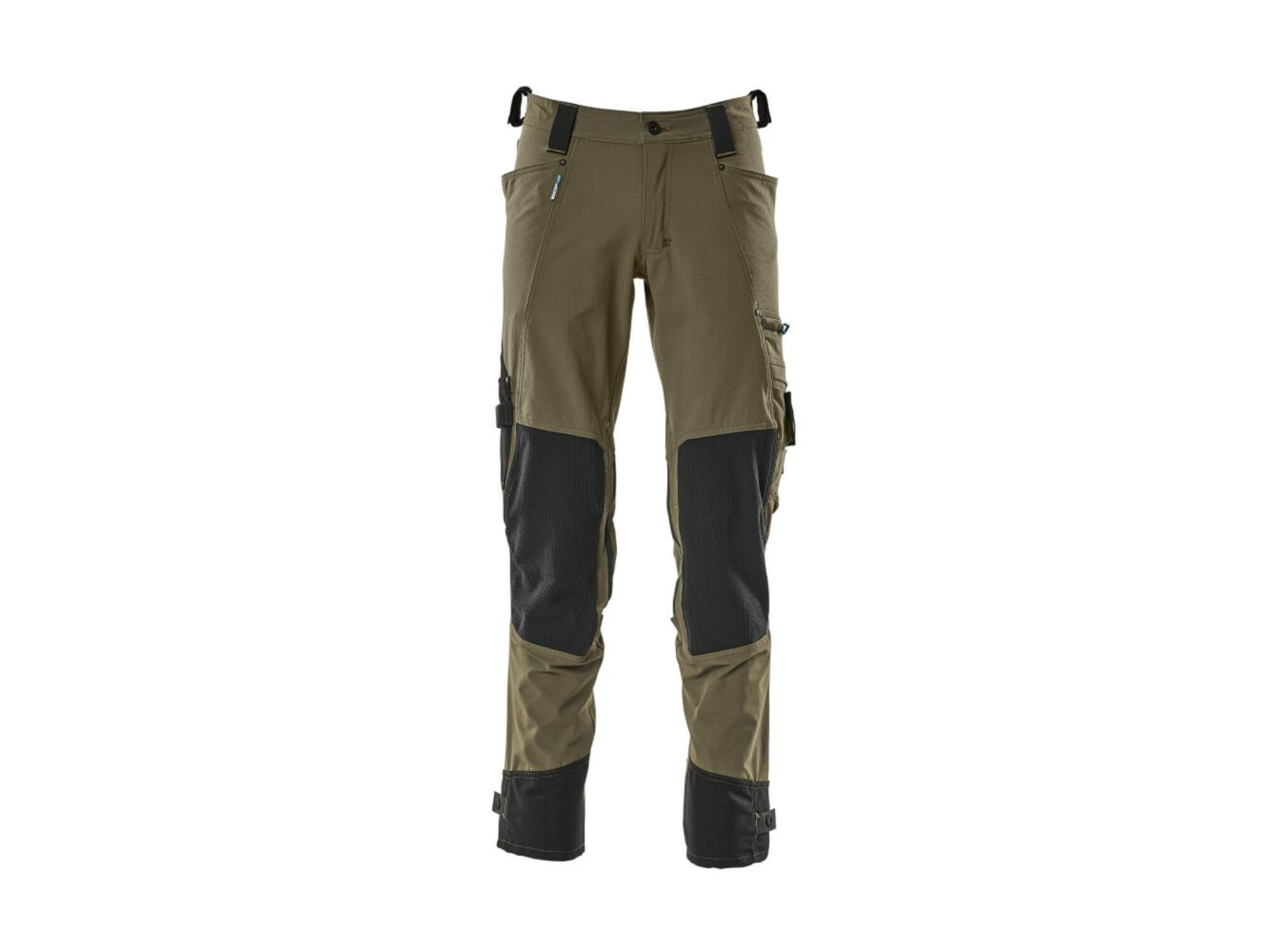 Mascot Werkbroek stretch met cordura kniezakken mosgroen 82C49