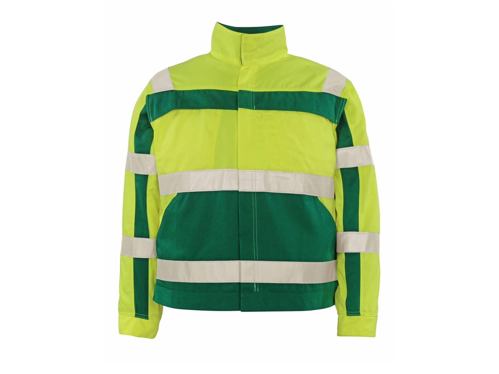 Mascot Cameta werkjack geel/groen L