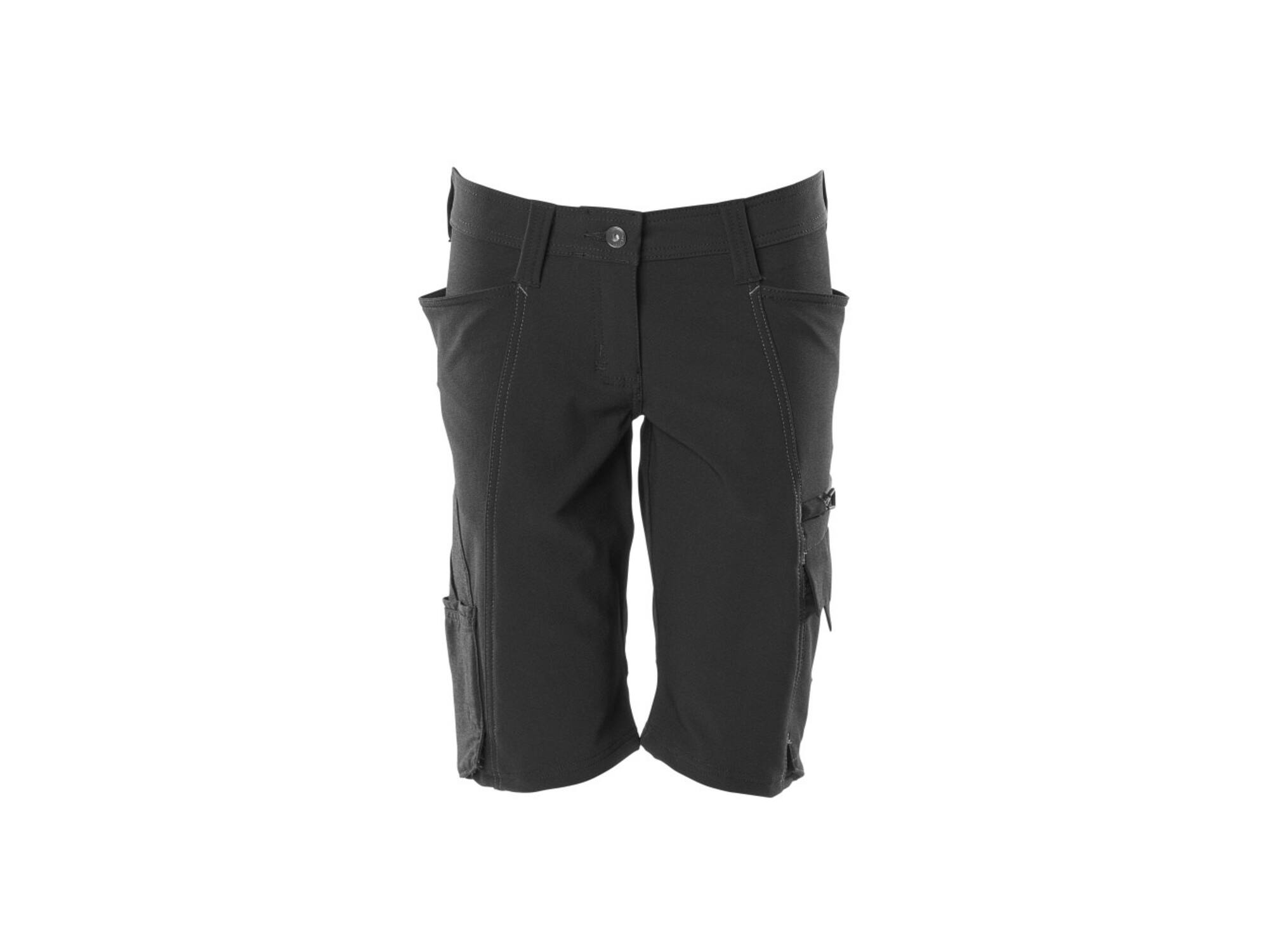MASCOT Korte werkbroek stretch dames ZWART C56