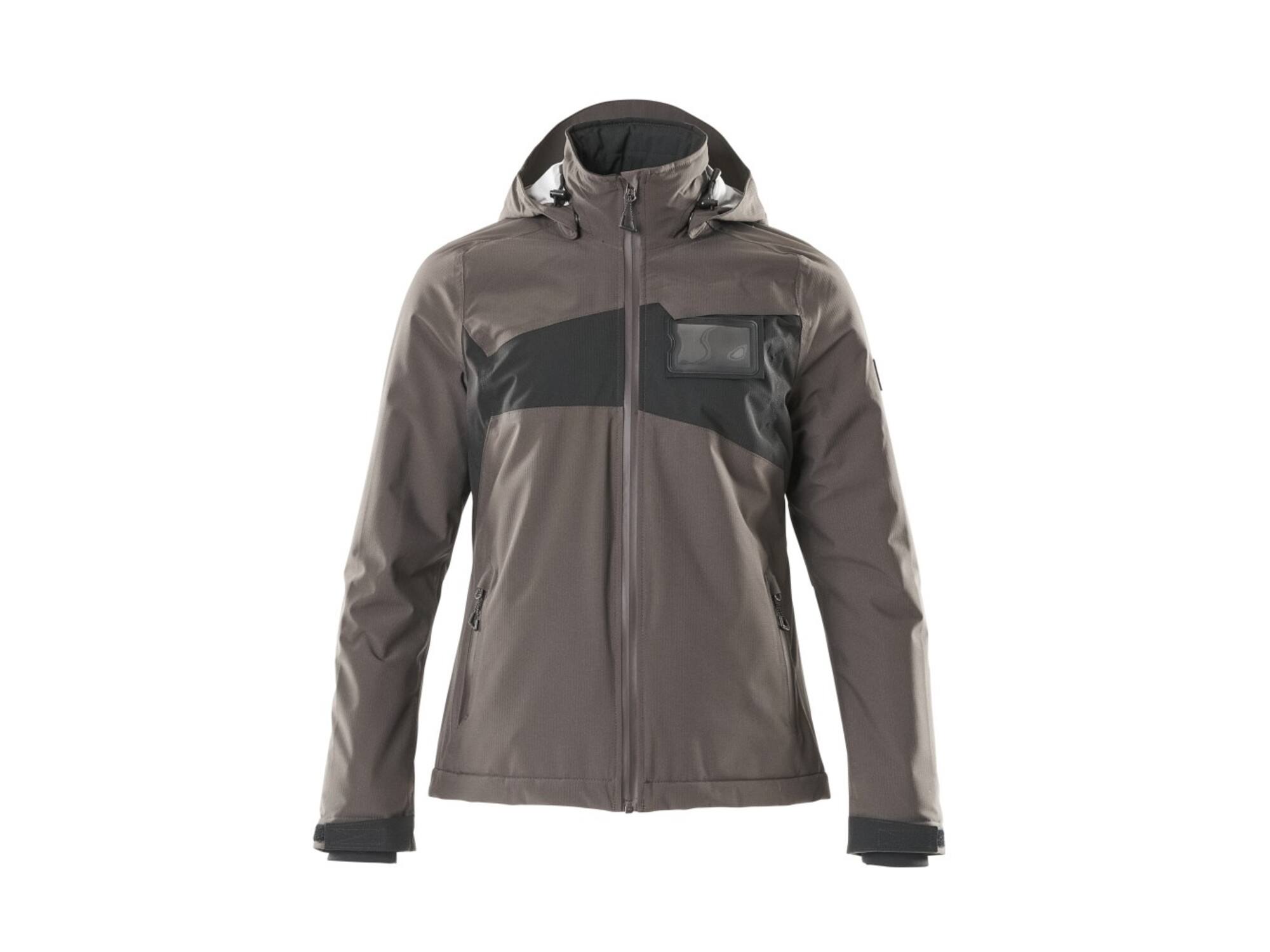 Mascot Winterjack met climascot dames donkerantraciet/zwart 3XL
