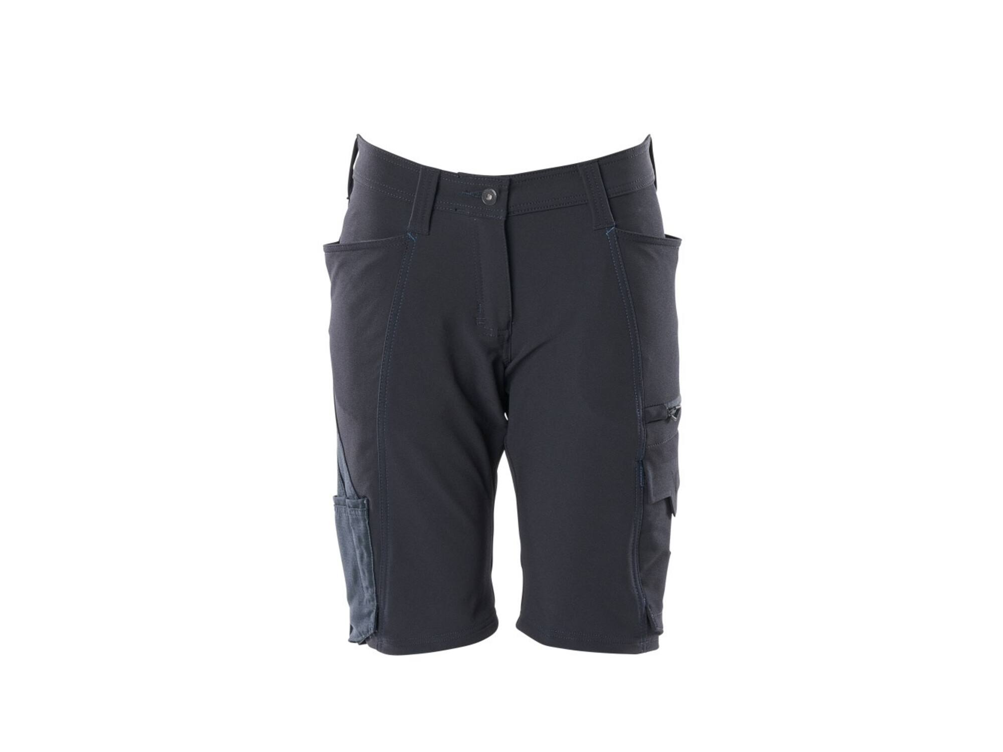 MASCOT Korte werkbroek stretch dames DONKERMARINE C46