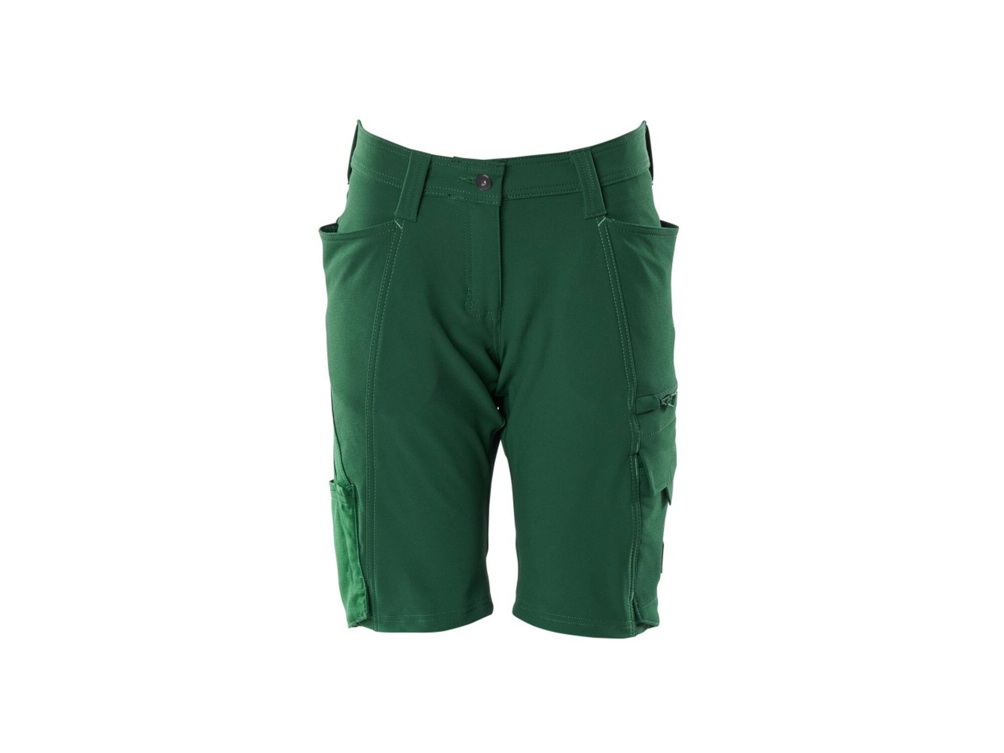 MASCOT Korte werkbroek stretch dames GROEN C46