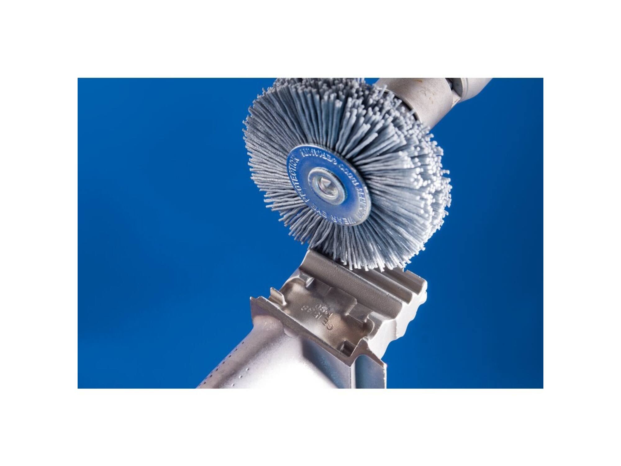 Pferd Borstel rond op stift ongetordeerd RBU 0,90x50 SiC Korrel 180