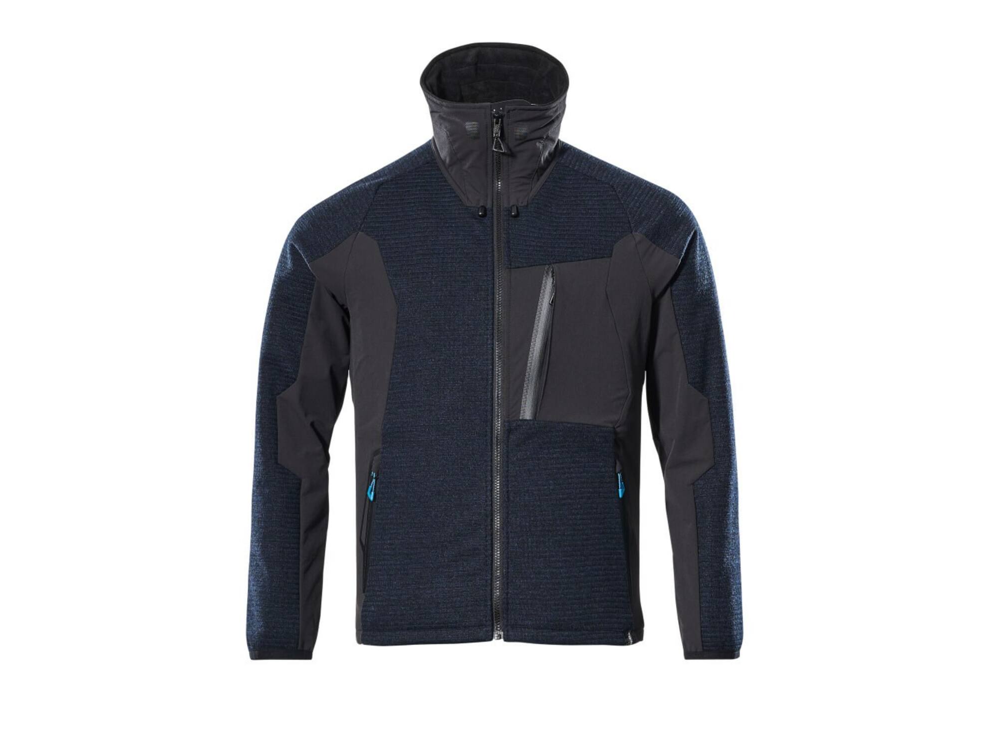 Mascot Gebreide vest met rits donker marine/zwart XS